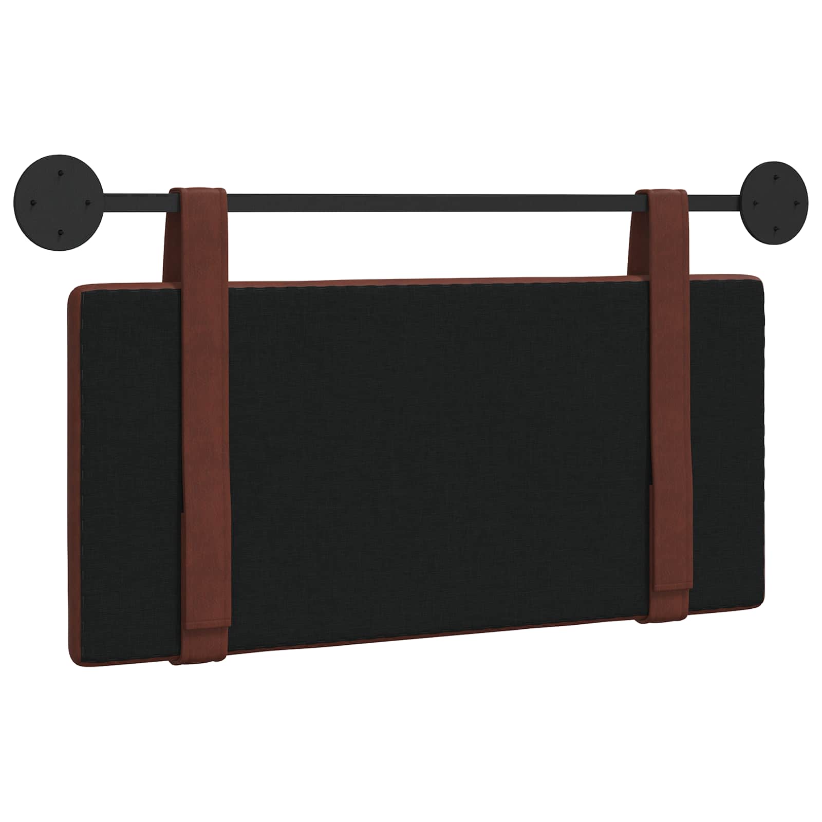 Hangend hoofdbord Glanzend Bruin Antiek PU is nu te koop bij PeponiXL, paradijselijk wonen!