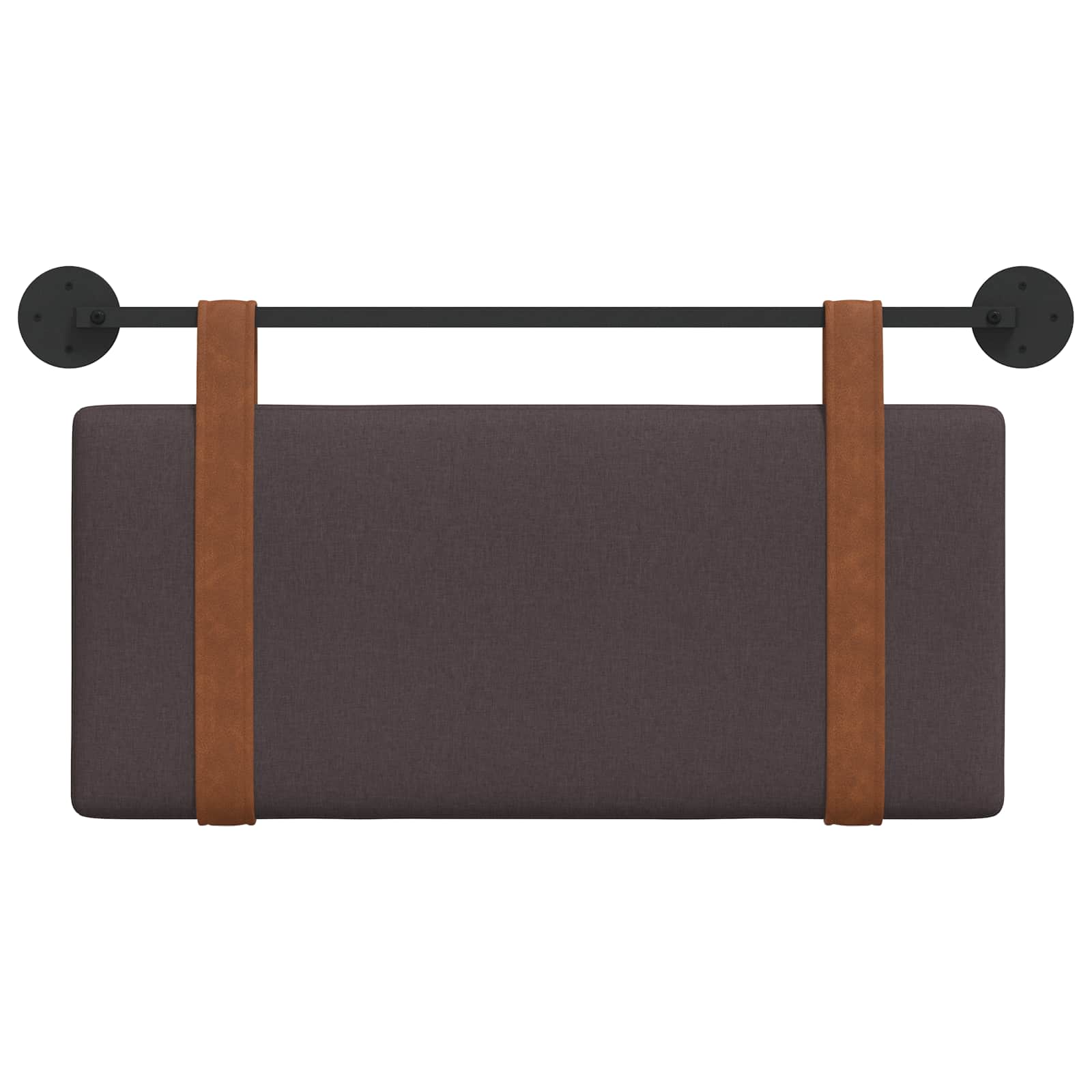 Hangend hoofdbord Donkerbruin Antiek PU is nu te koop bij PeponiXL, paradijselijk wonen!