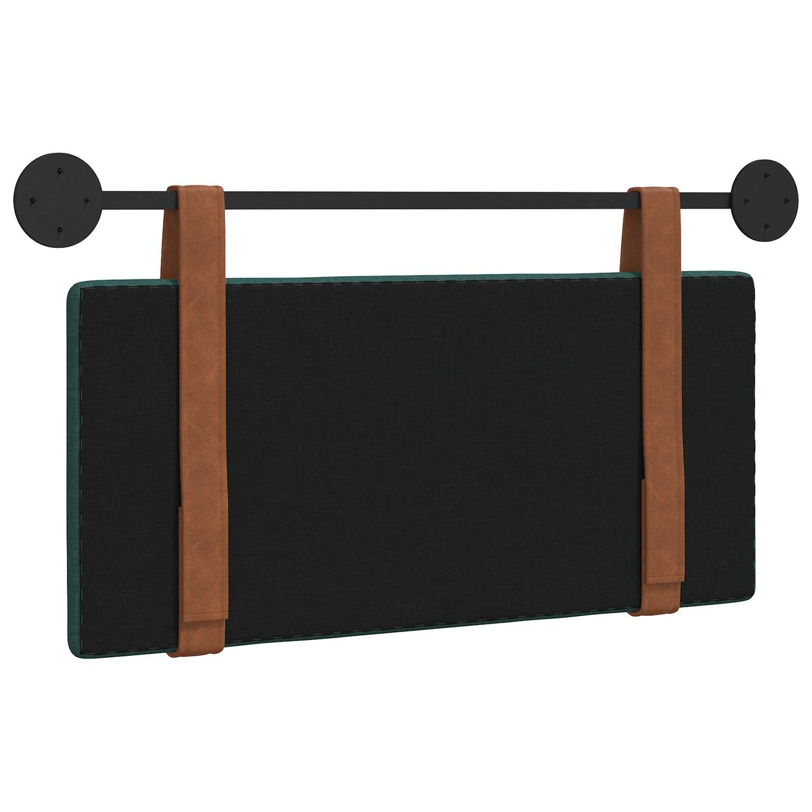 Hangend hoofdbord Donkergroen Antiek PU is nu te koop bij PeponiXL, paradijselijk wonen!
