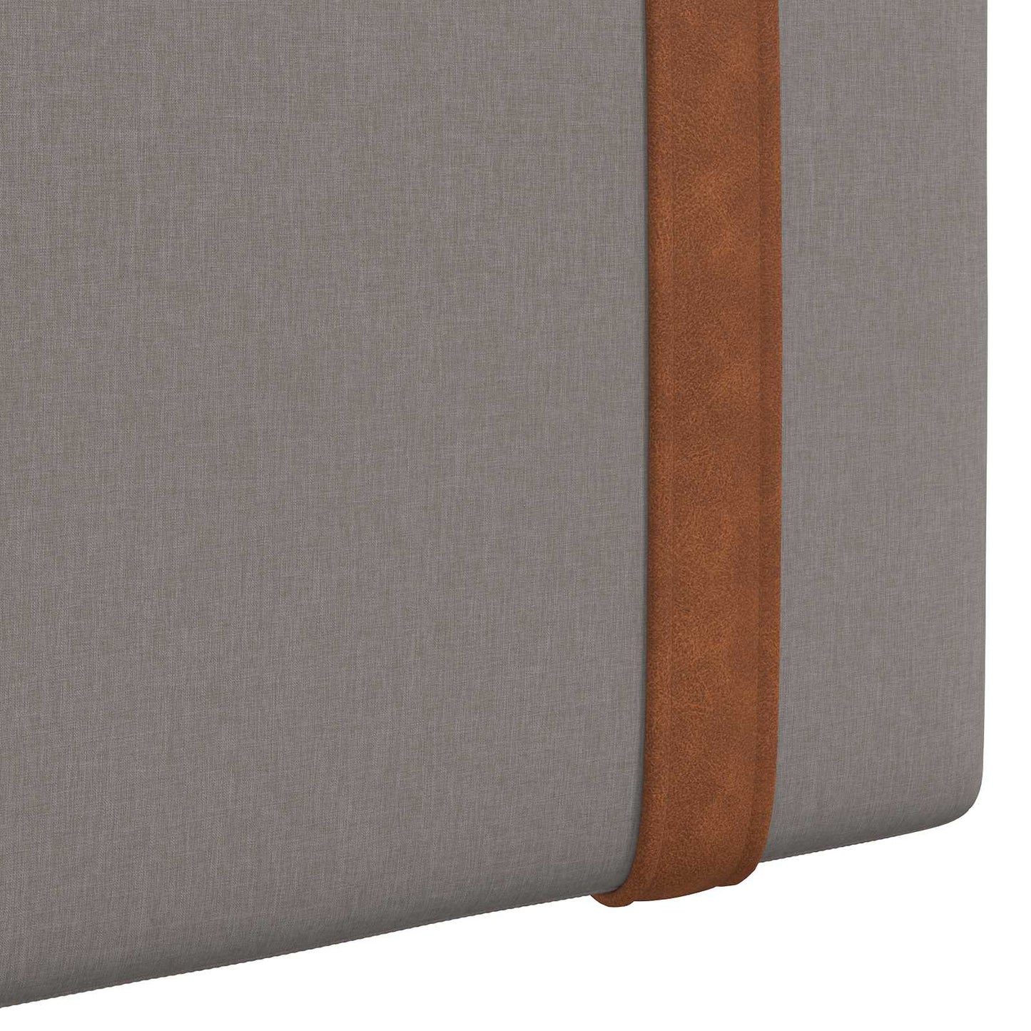 Hangend hoofdbord Taupe Antiek PU is nu te koop bij PeponiXL, paradijselijk wonen!