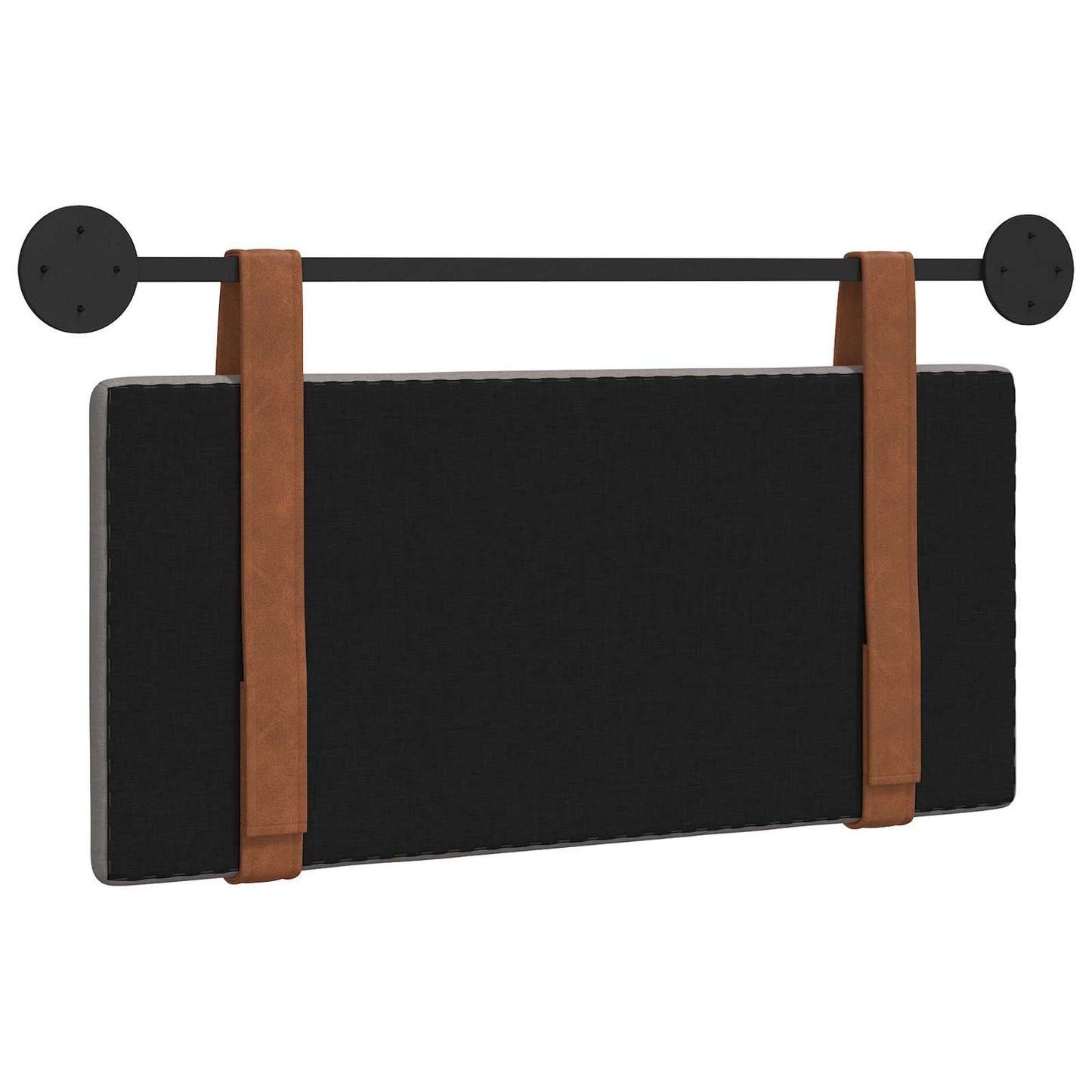 Hangend hoofdbord Taupe Antiek PU is nu te koop bij PeponiXL, paradijselijk wonen!