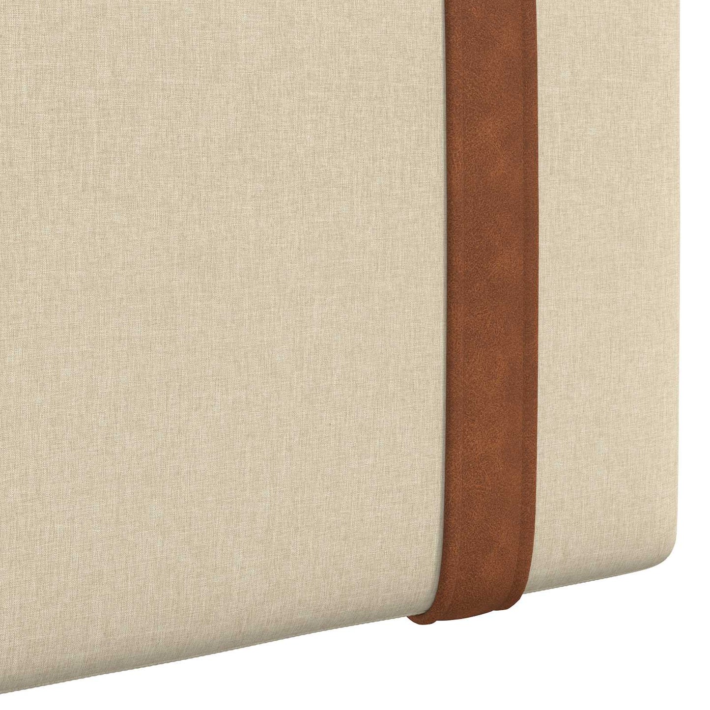 Hangend Hoofdeinde Effen Crème 90 x 55 x 5 cm Antiek PU is nu te koop bij PeponiXL, paradijselijk wonen!