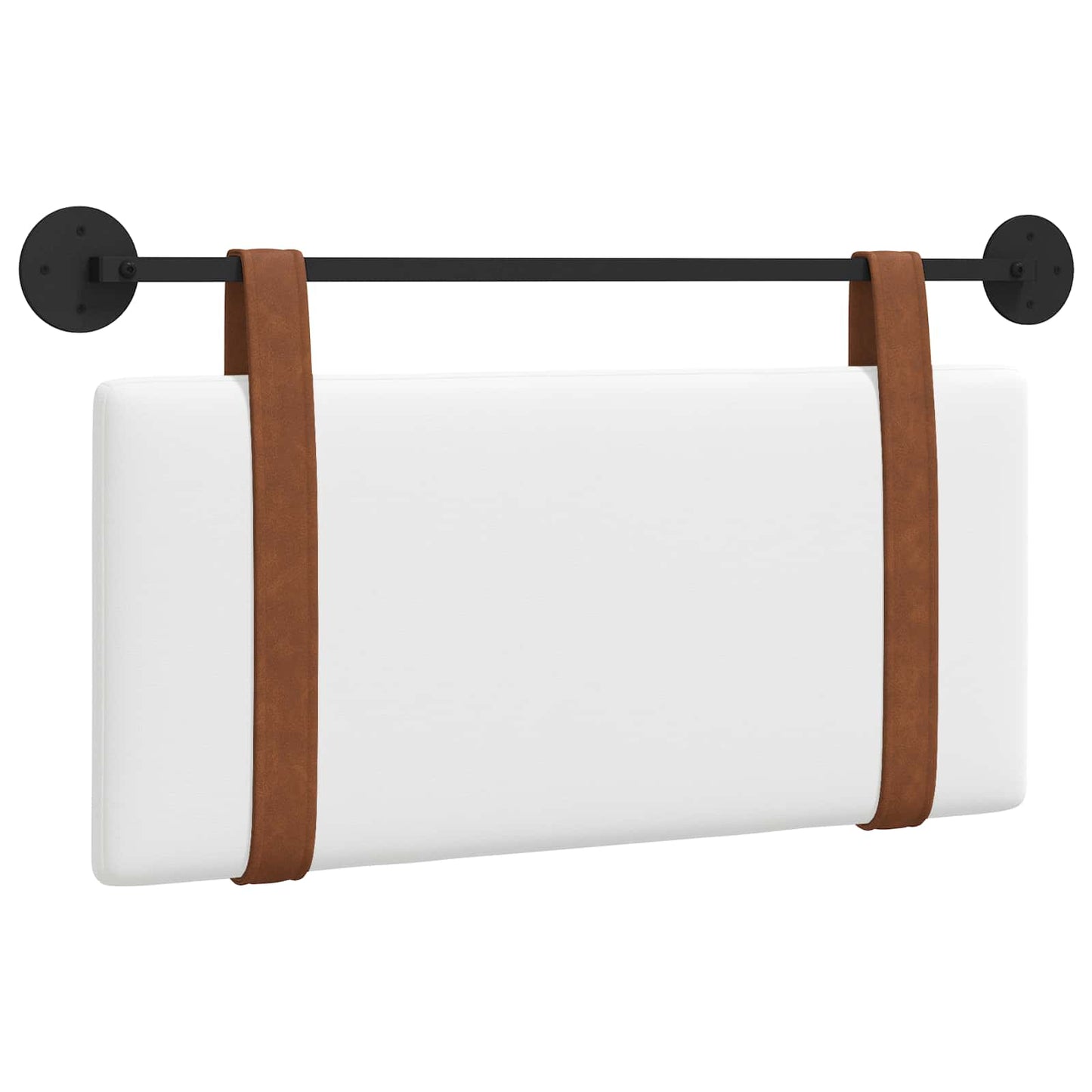 Hangend Hoofdeinde Wandgemonteerd Wit 90 x 55 x 5 cm Antiek PU is nu te koop bij PeponiXL, paradijselijk wonen!