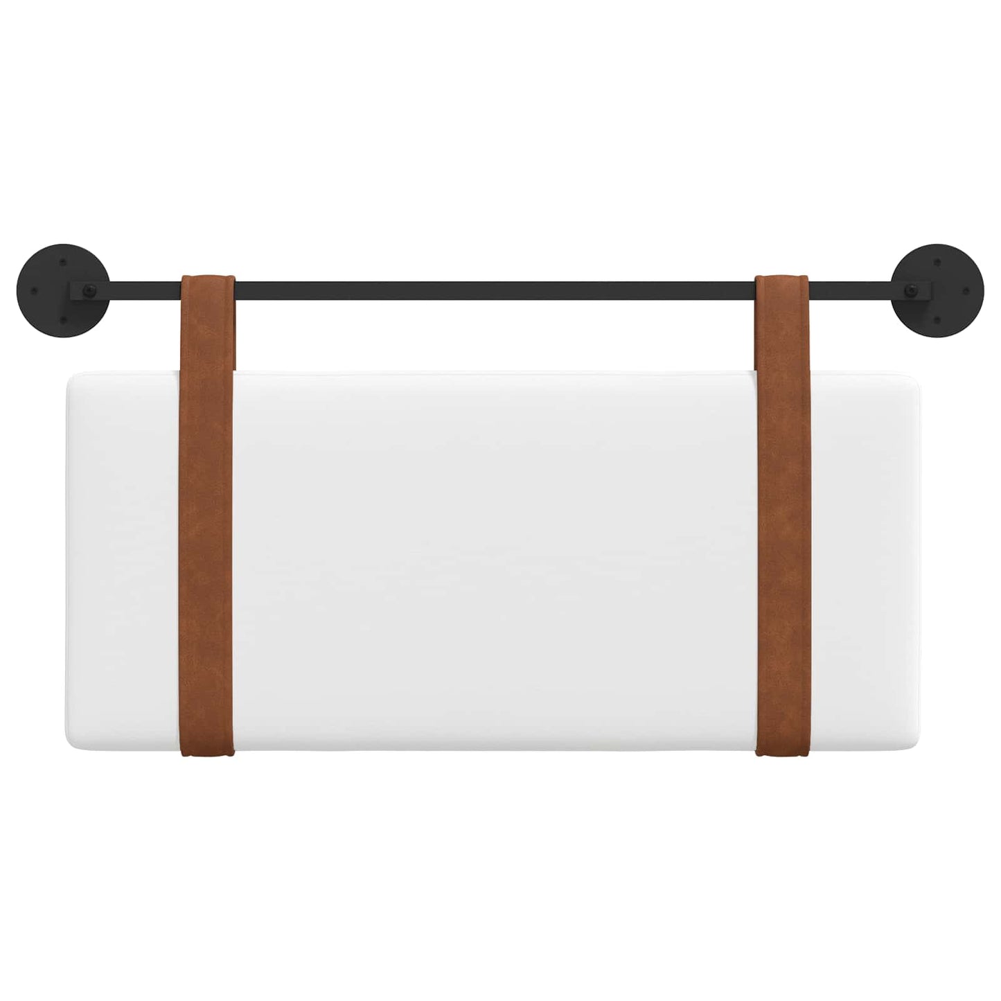 Hangend Hoofdeinde Wandgemonteerd Wit 90 x 55 x 5 cm Antiek PU is nu te koop bij PeponiXL, paradijselijk wonen!