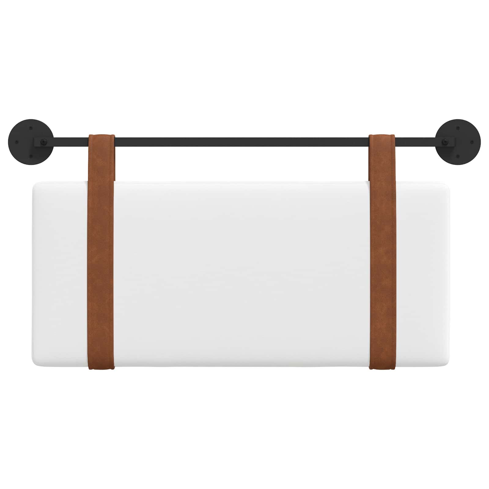 Hangend Hoofdeinde Wandgemonteerd Wit 90 x 55 x 5 cm Antiek PU is nu te koop bij PeponiXL, paradijselijk wonen!