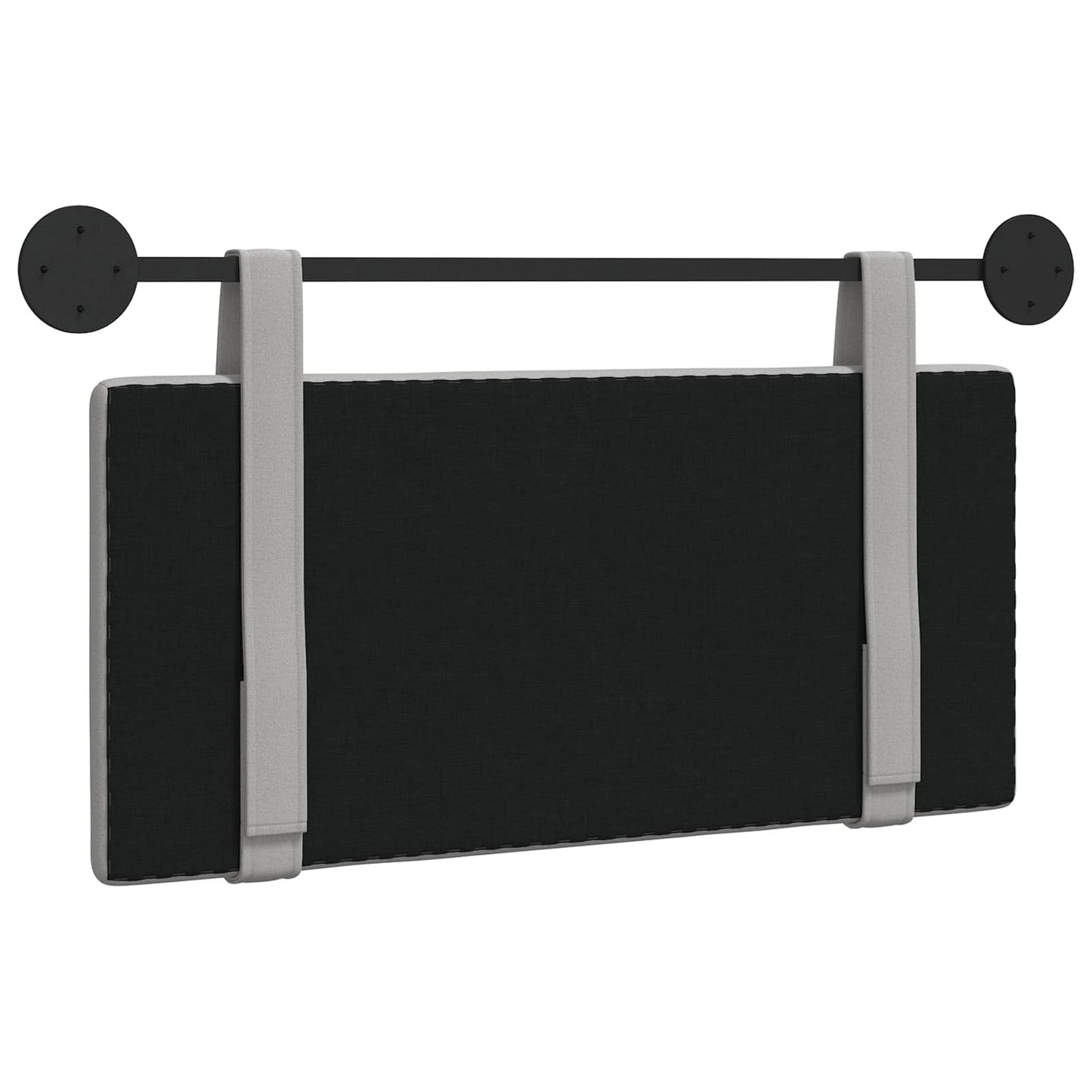 Hangend hoofdbord Wolkengrijs Stof is nu te koop bij PeponiXL, paradijselijk wonen!