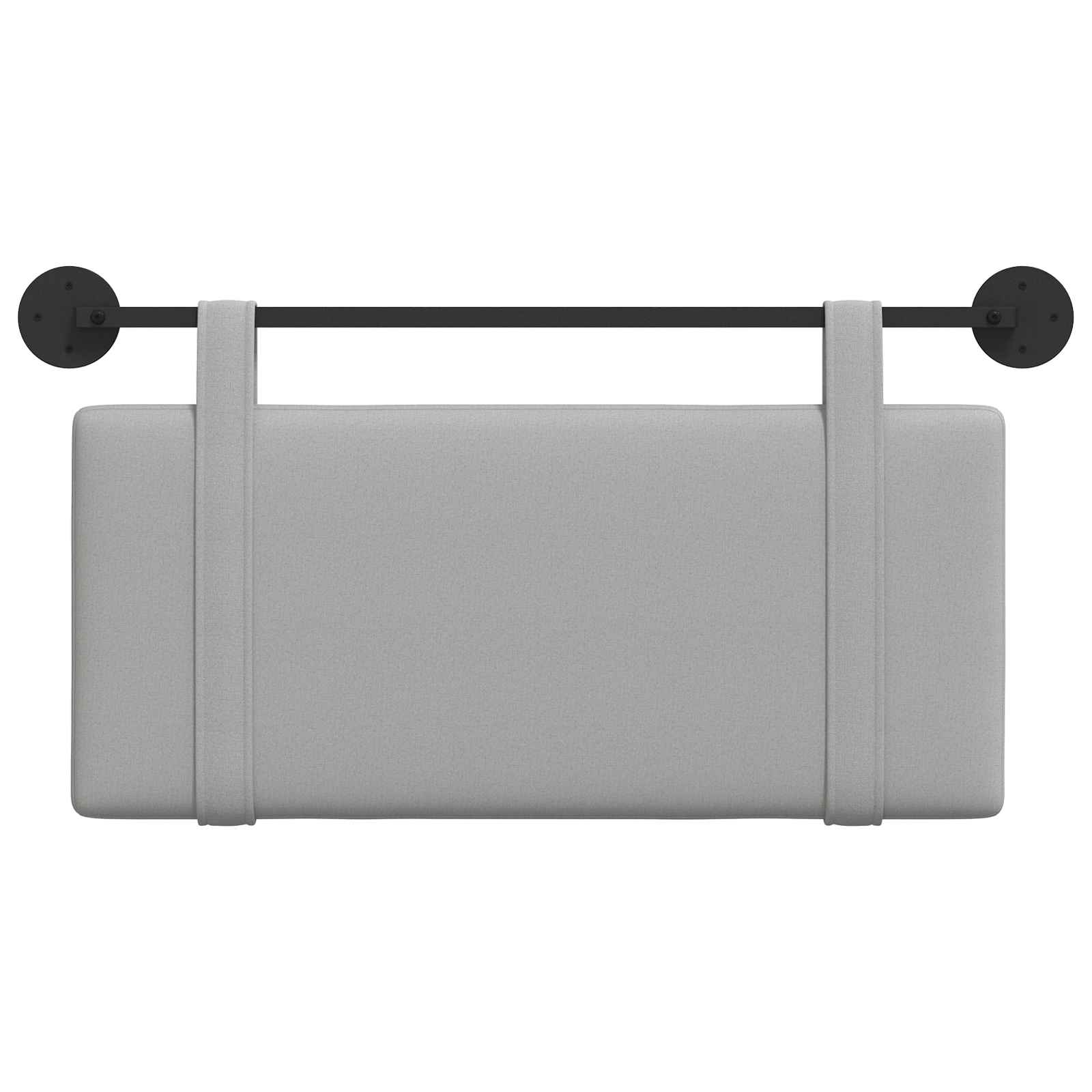 Hangend hoofdbord Wolkengrijs Stof is nu te koop bij PeponiXL, paradijselijk wonen!