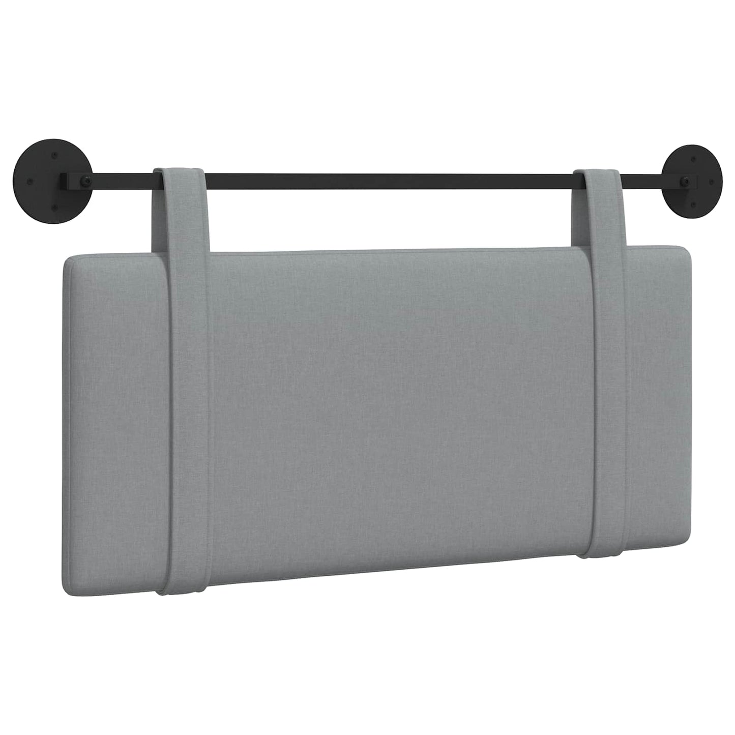 Hangend hoofdbord Lichtgrijs Stof is nu te koop bij PeponiXL, paradijselijk wonen!