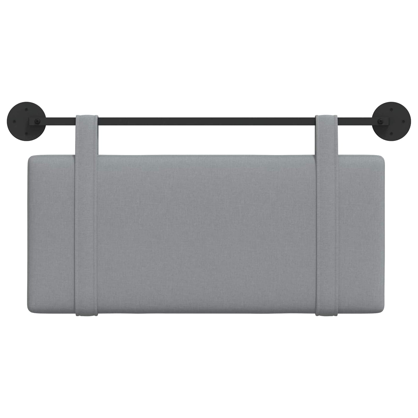 Hangend hoofdbord Lichtgrijs Stof is nu te koop bij PeponiXL, paradijselijk wonen!