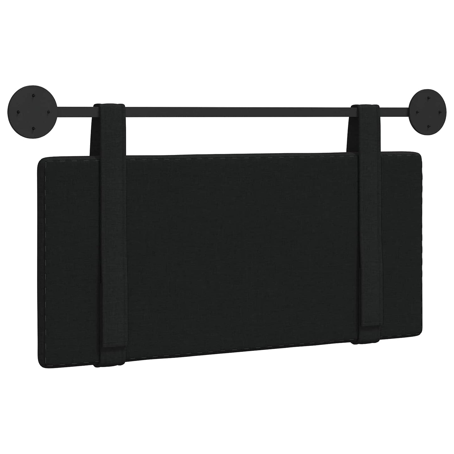 Hangend hoofdbord Zwart Stof is nu te koop bij PeponiXL, paradijselijk wonen!