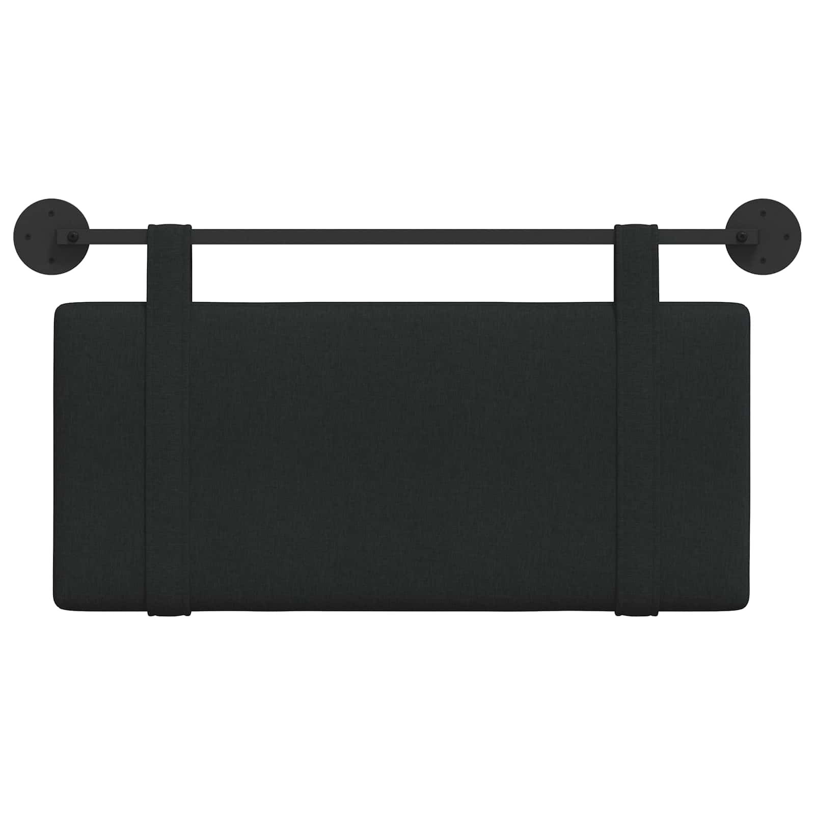 Hangend hoofdbord Zwart Stof is nu te koop bij PeponiXL, paradijselijk wonen!