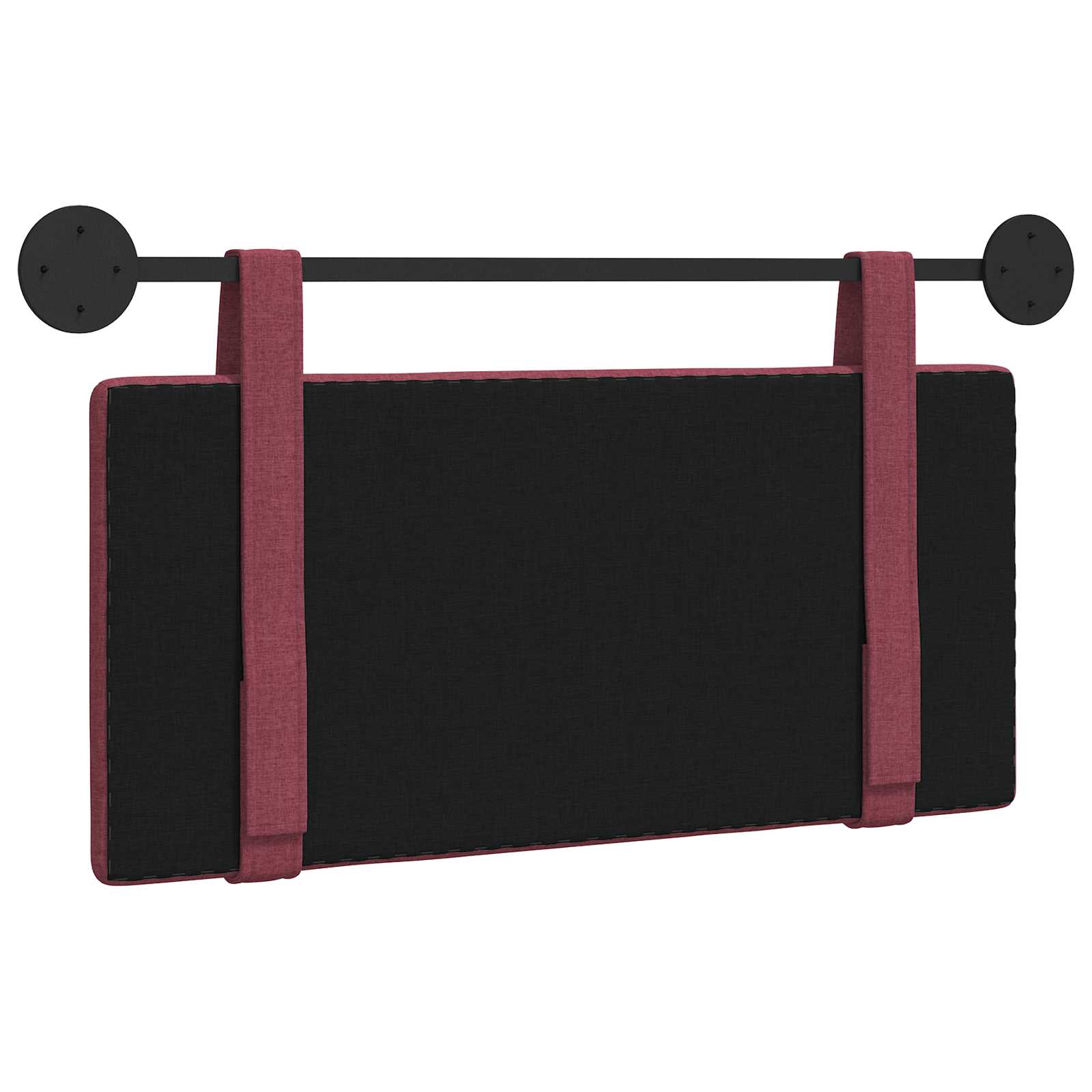 Hangend hoofdbord Wijnrood Stof is nu te koop bij PeponiXL, paradijselijk wonen!