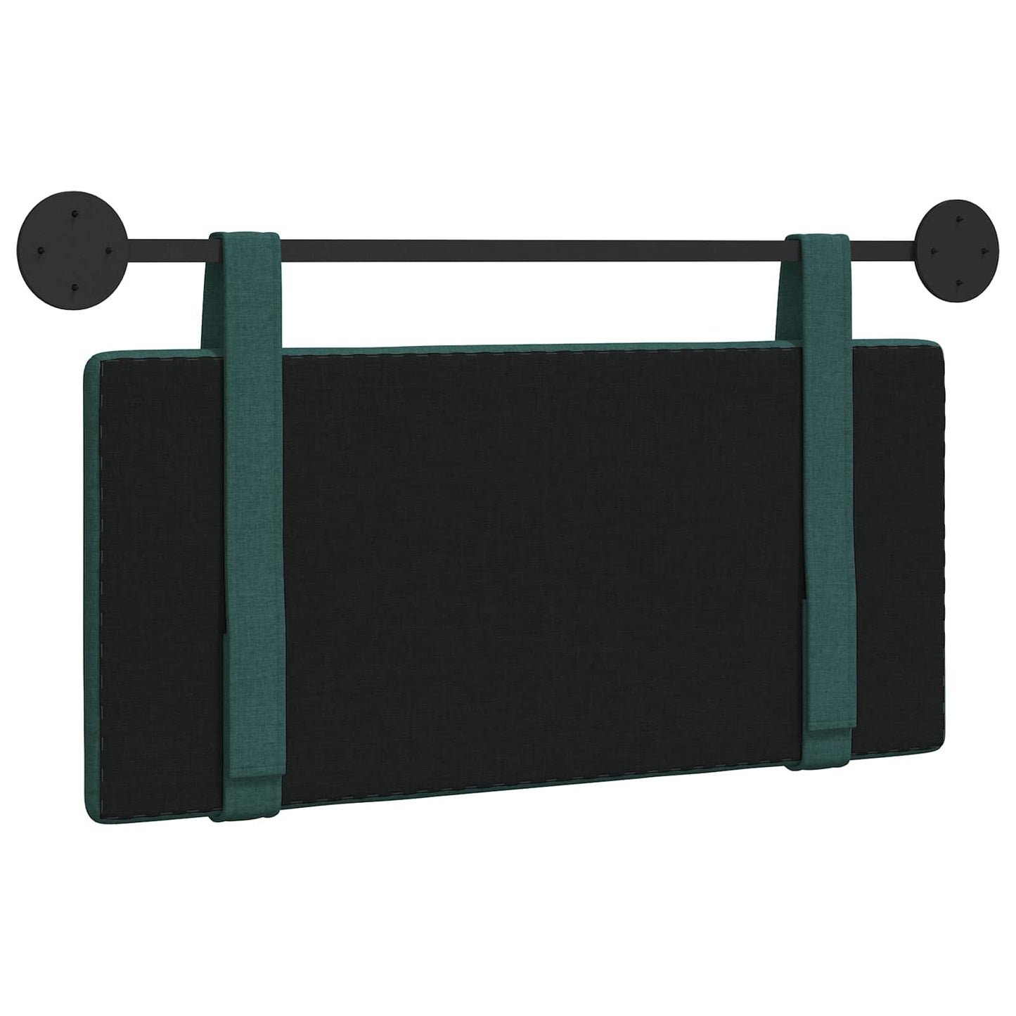 Hangend hoofdbord Donkergroen Stof is nu te koop bij PeponiXL, paradijselijk wonen!