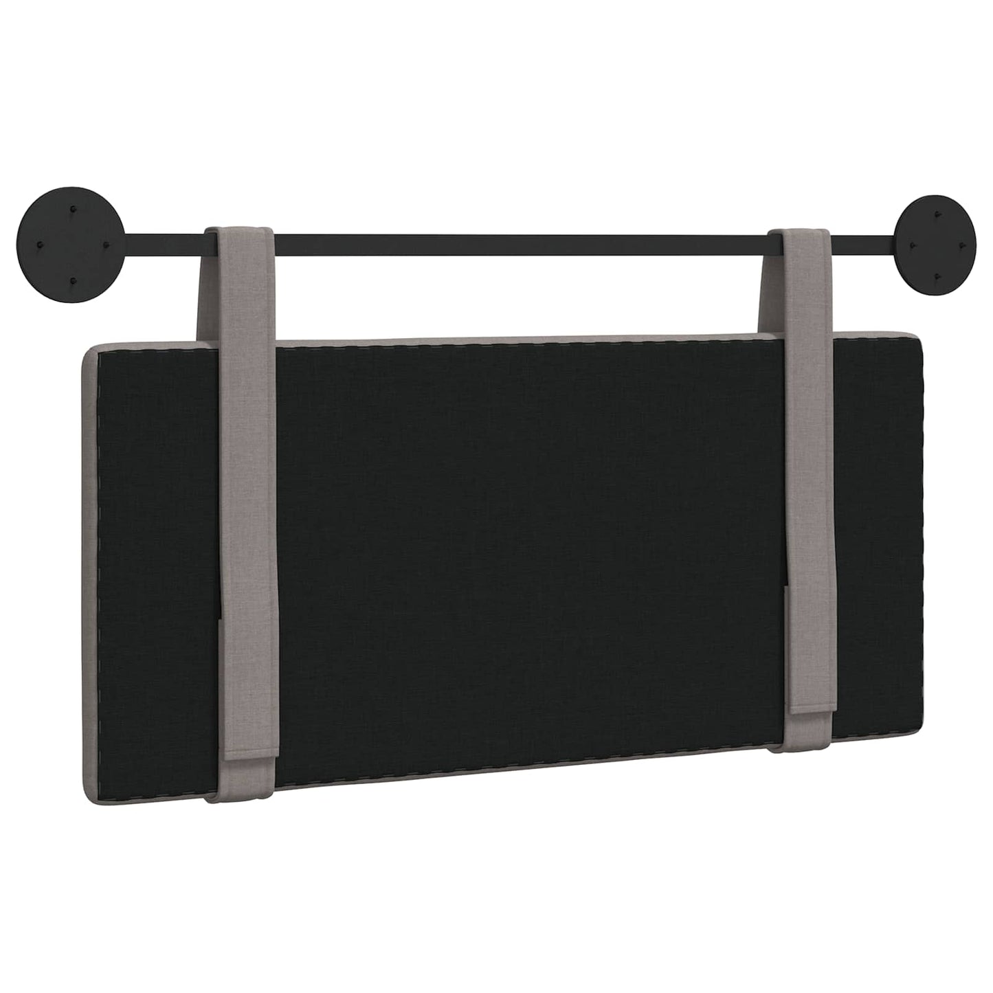 Hangend hoofdbord Taupe Stof is nu te koop bij PeponiXL, paradijselijk wonen!