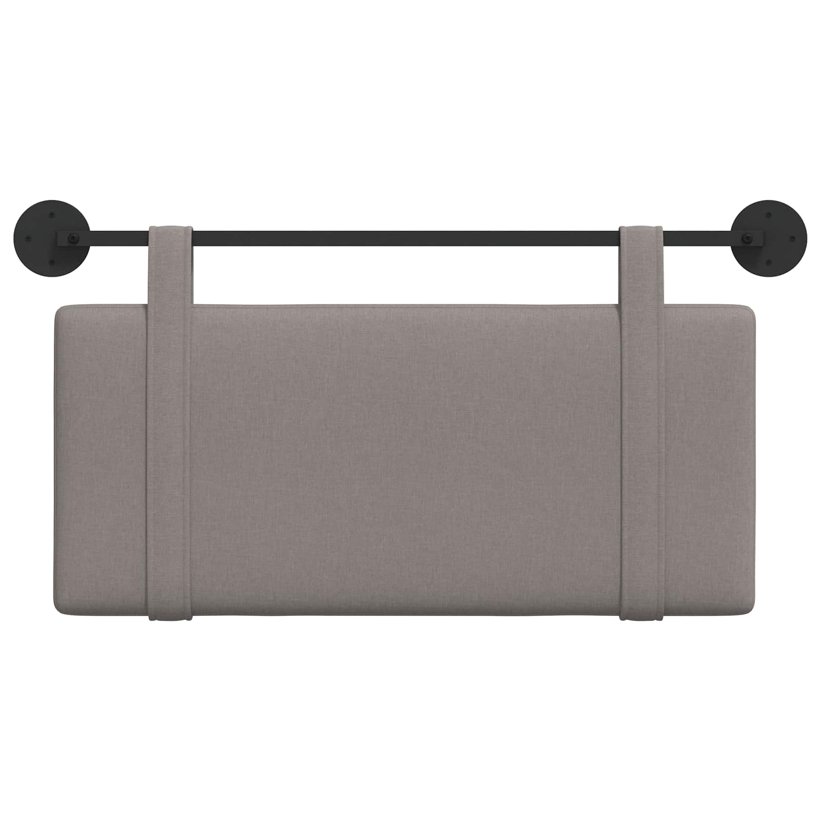 Hangend hoofdbord Taupe Stof is nu te koop bij PeponiXL, paradijselijk wonen!
