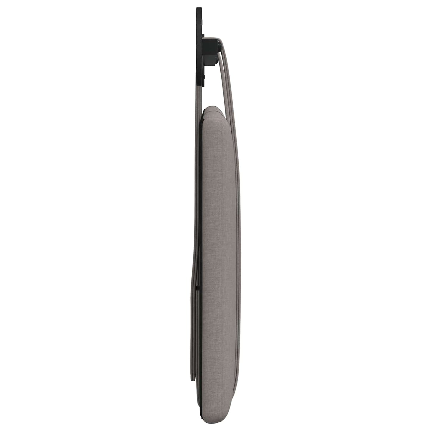 Hangend hoofdbord Taupe Stof is nu te koop bij PeponiXL, paradijselijk wonen!