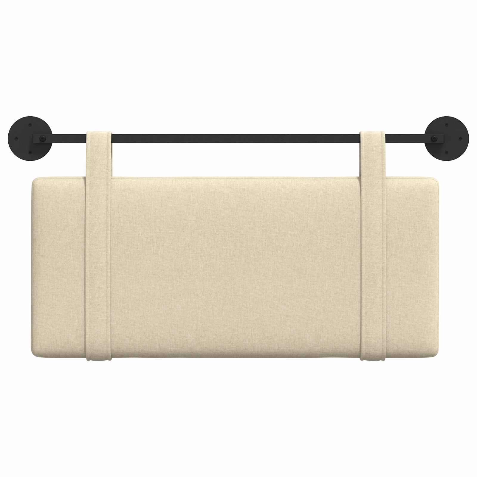 Hangend hoofdbord Crème Stof is nu te koop bij PeponiXL, paradijselijk wonen!