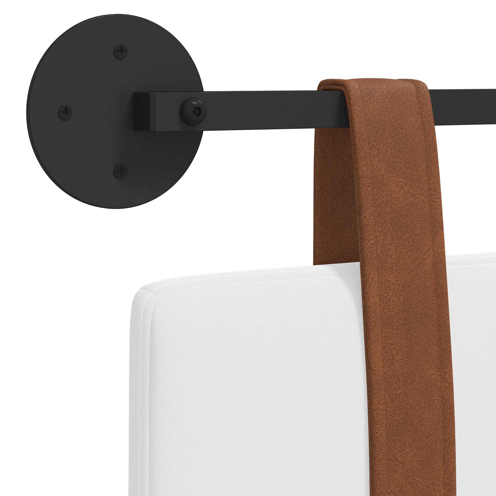 Hangend Hoofdeinde Wandgemonteerd Wit 110 x 55 x 5 cm Antiek PU is nu te koop bij PeponiXL, paradijselijk wonen!