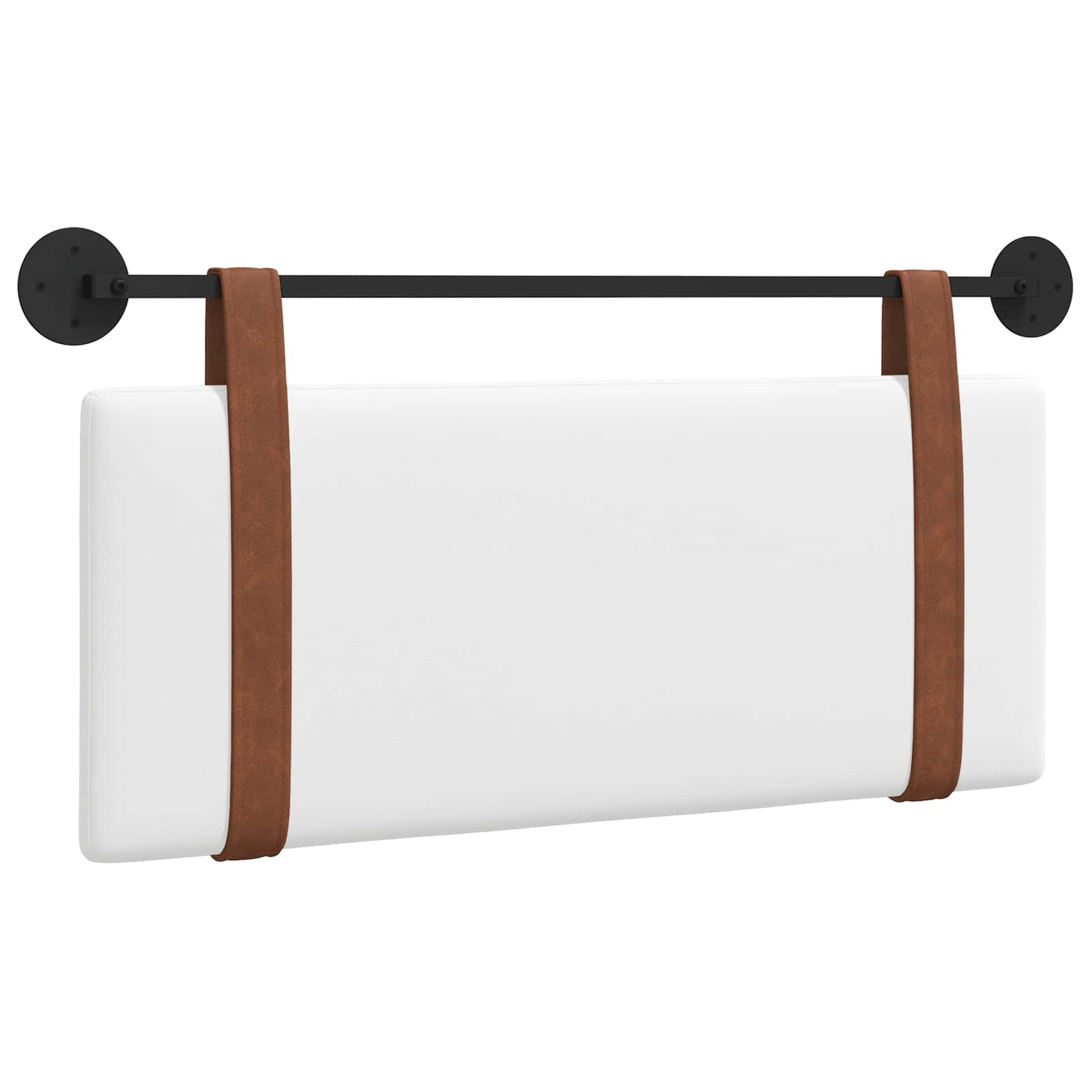 Hangend Hoofdeinde Wandgemonteerd Wit 110 x 55 x 5 cm Antiek PU is nu te koop bij PeponiXL, paradijselijk wonen!