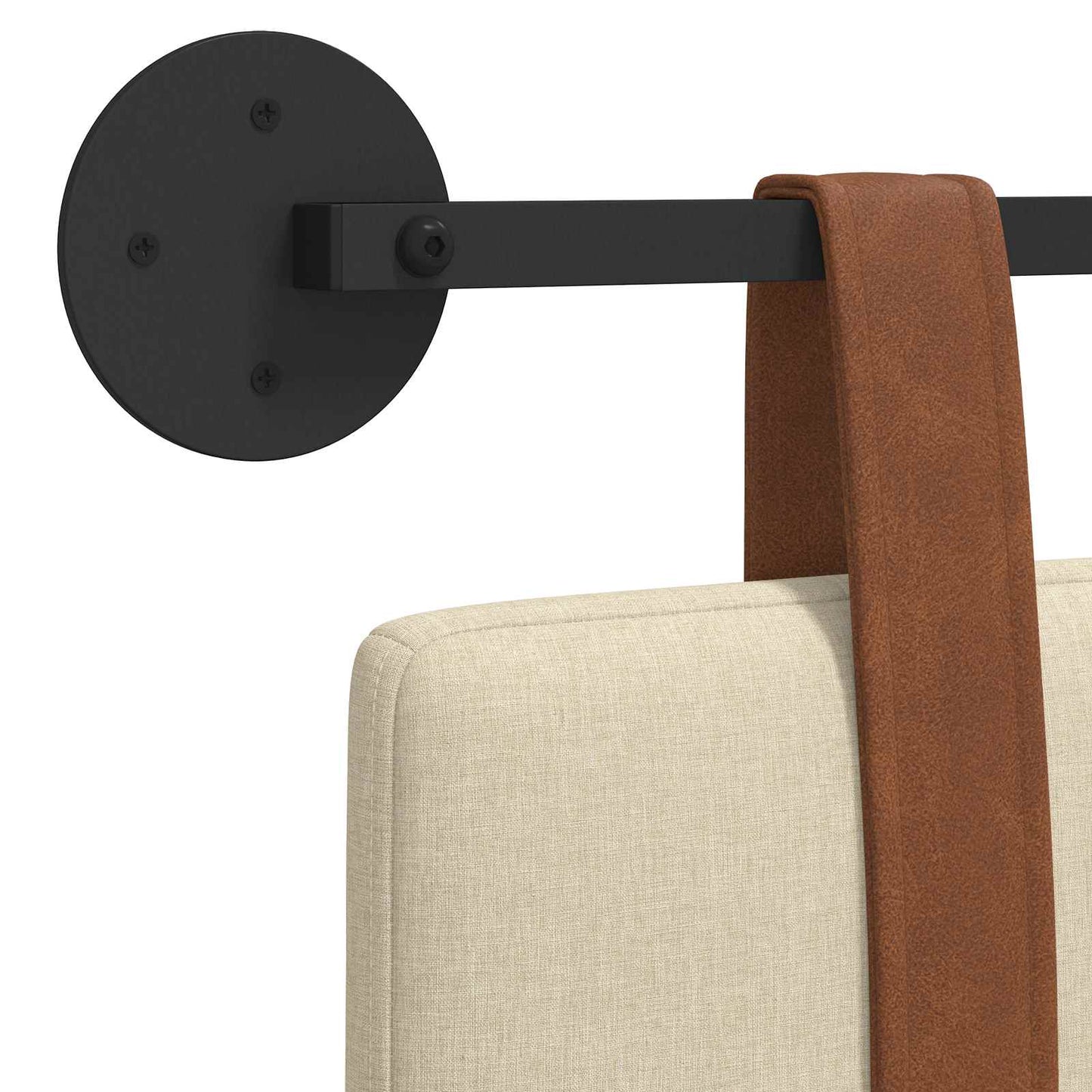 Hangend Hoofdeinde Effen Crème 150 x 55 x 5 cm Antiek PU is nu te koop bij PeponiXL, paradijselijk wonen!