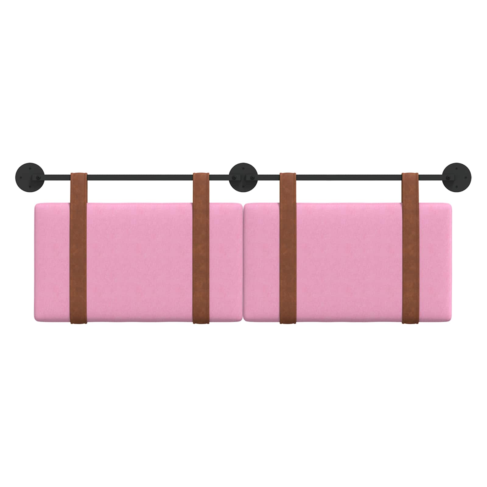 Hangend Hoofdeinde Effen Roze 150 x 55 x 5 cm Antiek PU is nu te koop bij PeponiXL, paradijselijk wonen!