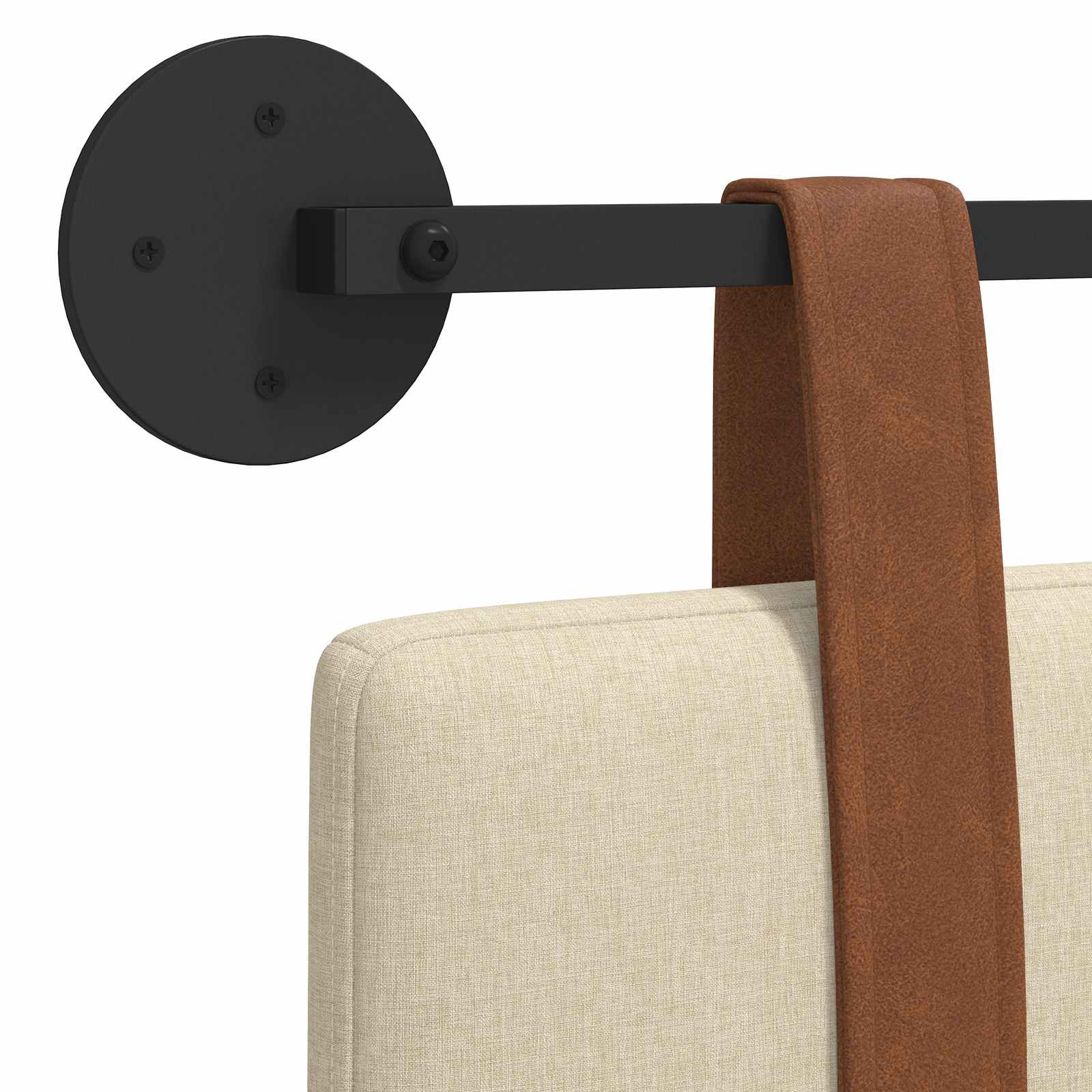 Hangend Hoofdeinde Effen Crème 190 x 55 x 5 cm Antiek PU is nu te koop bij PeponiXL, paradijselijk wonen!