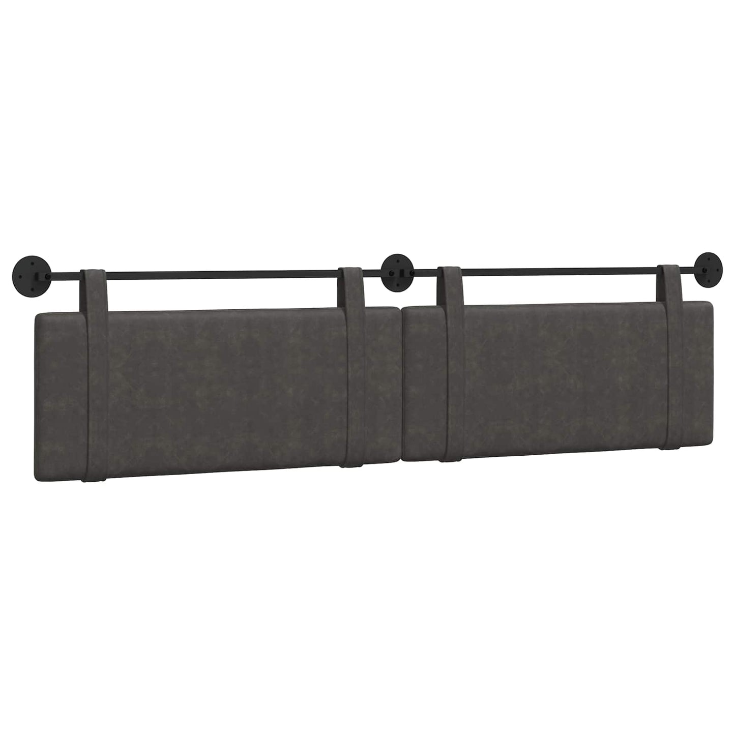 Hangend hoofdbord Zwart Antiek PU is nu te koop bij PeponiXL, paradijselijk wonen!