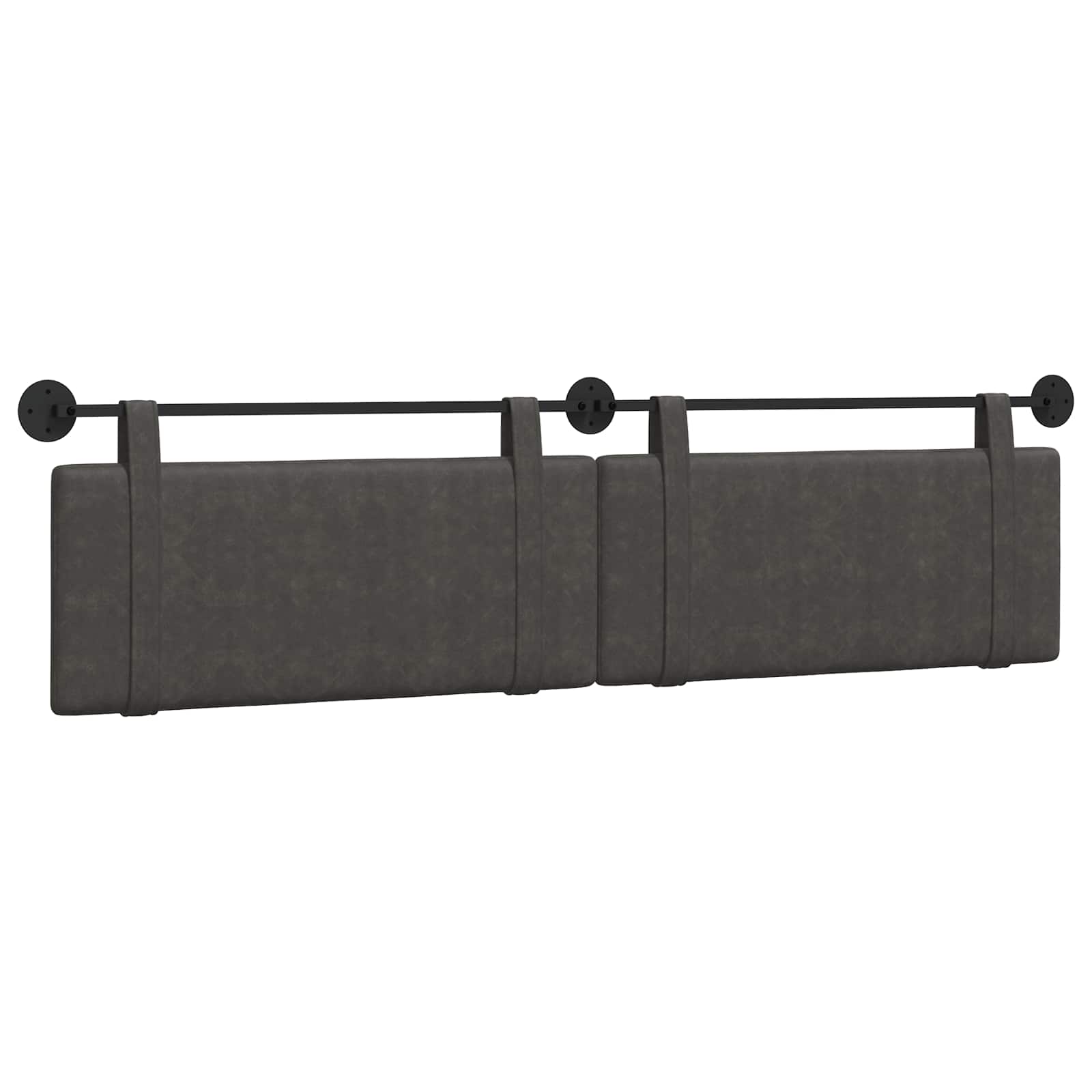 Hangend hoofdbord Zwart Antiek PU is nu te koop bij PeponiXL, paradijselijk wonen!