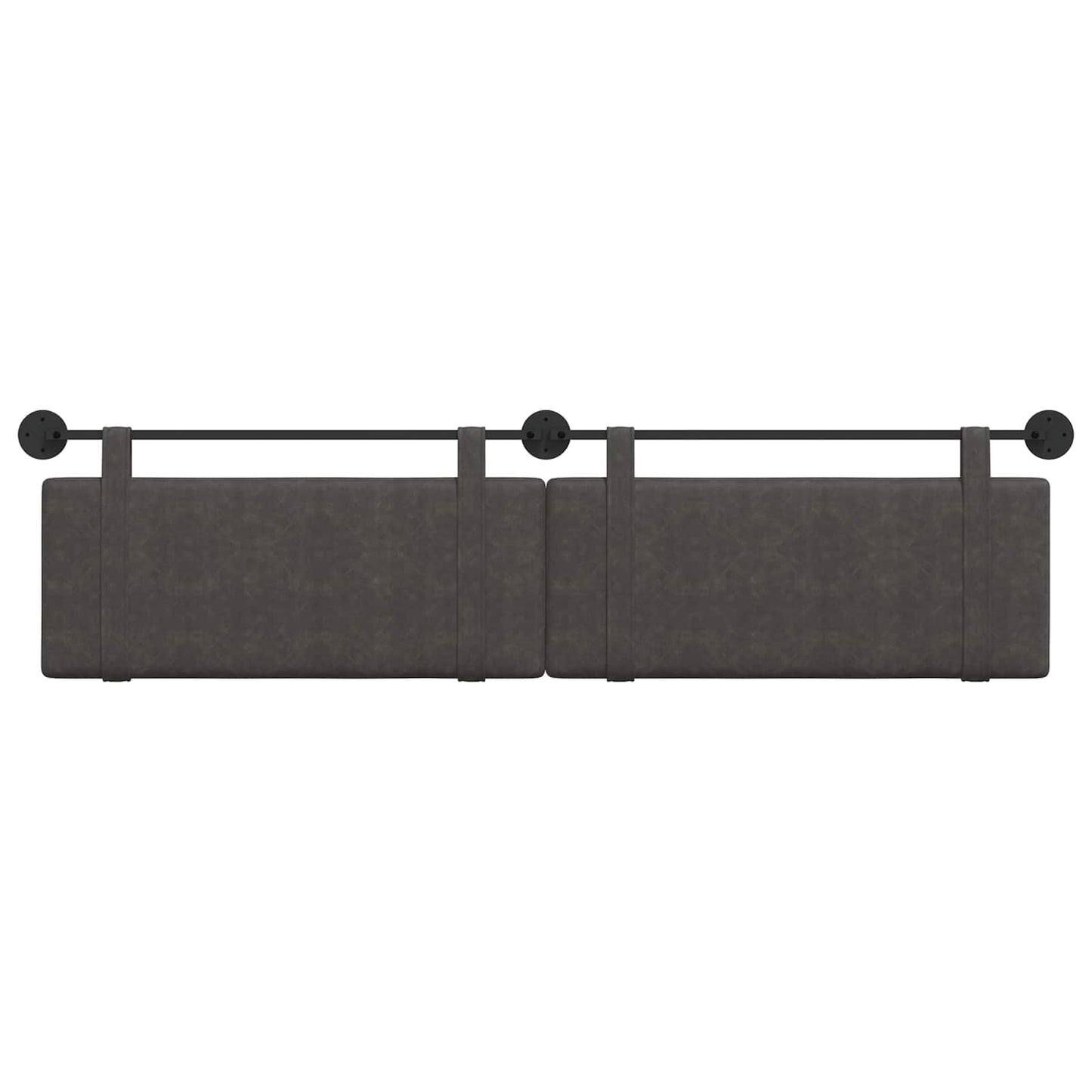 Hangend hoofdbord Zwart Antiek PU is nu te koop bij PeponiXL, paradijselijk wonen!