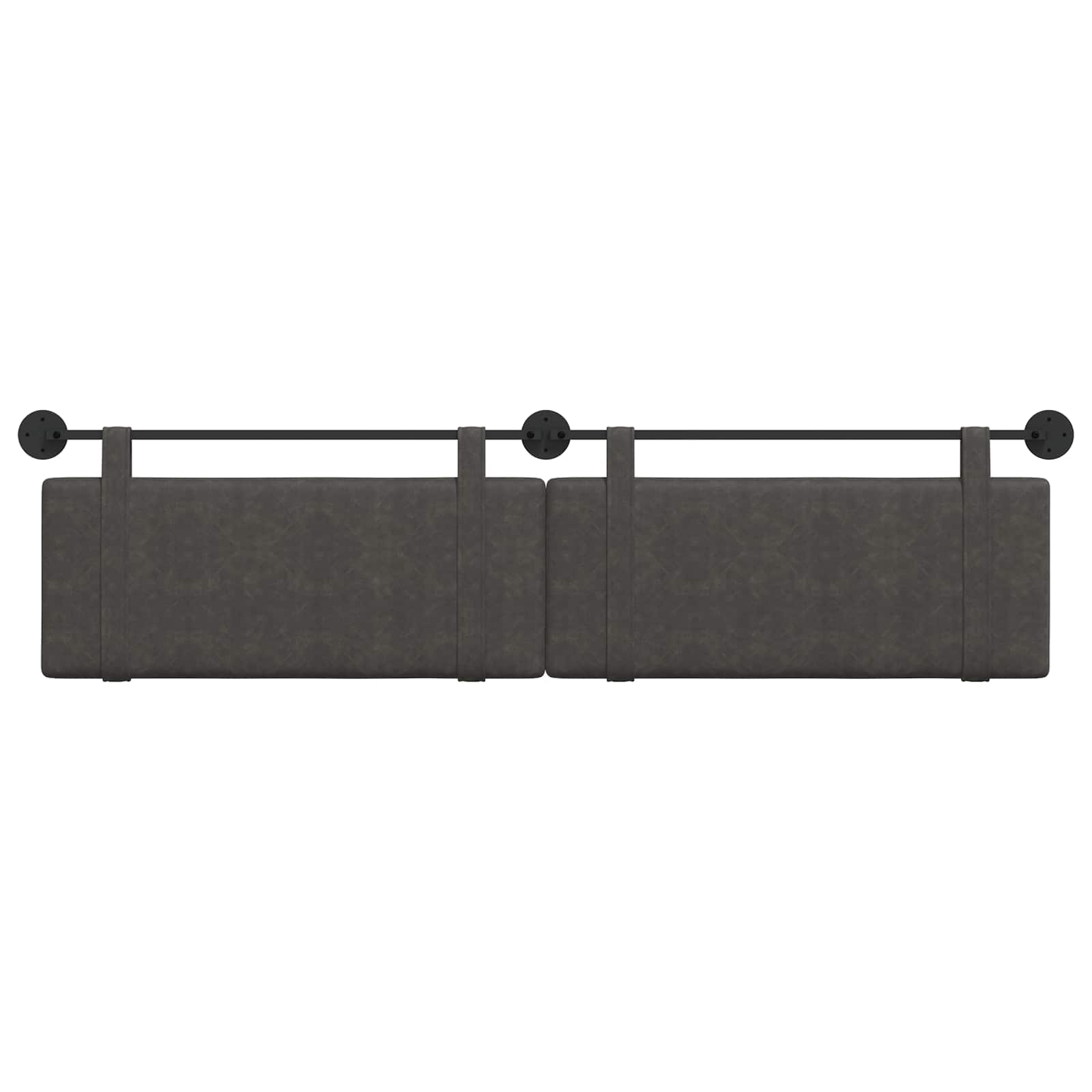 Hangend hoofdbord Zwart Antiek PU is nu te koop bij PeponiXL, paradijselijk wonen!