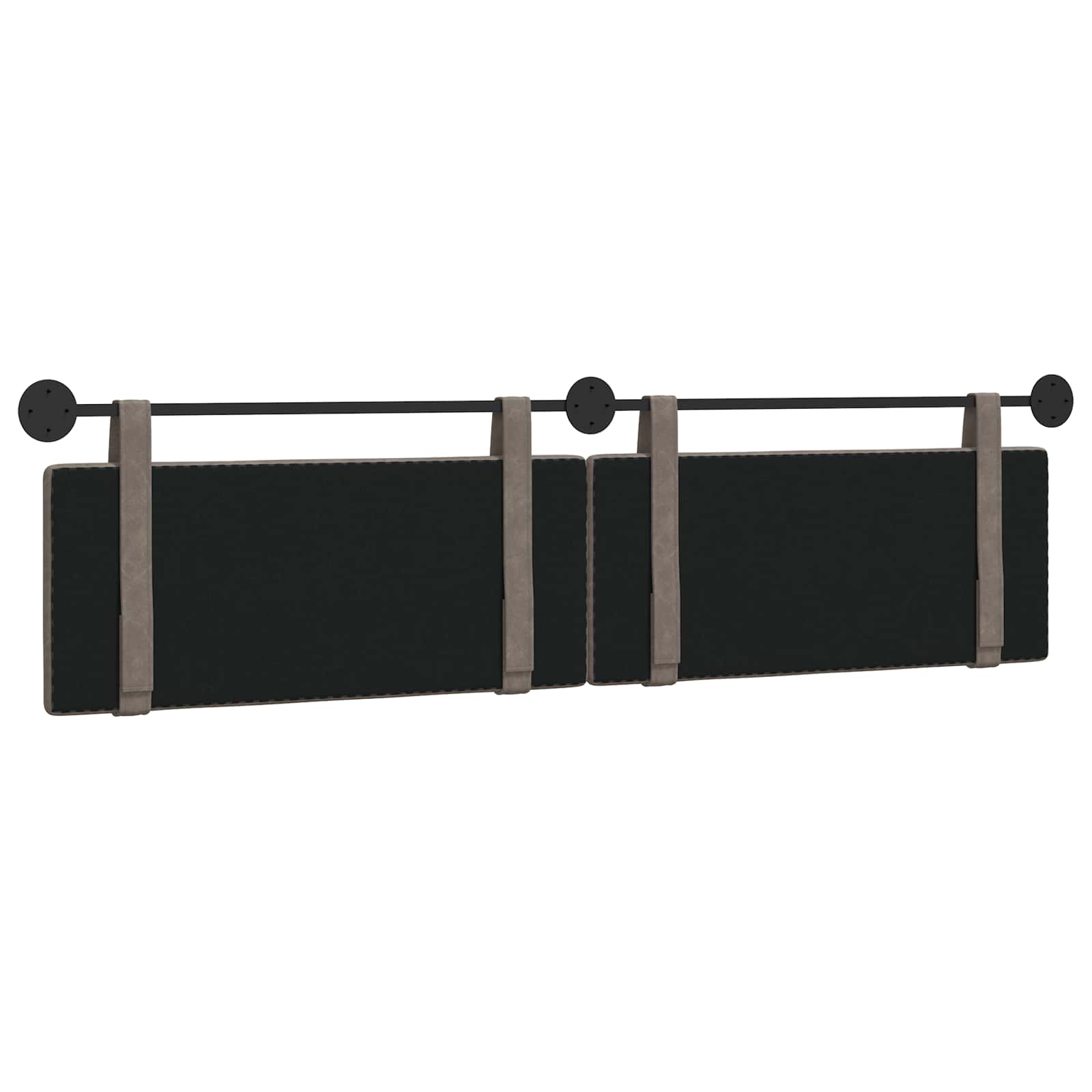 Hangend hoofdbord Grijs Antiek PU is nu te koop bij PeponiXL, paradijselijk wonen!