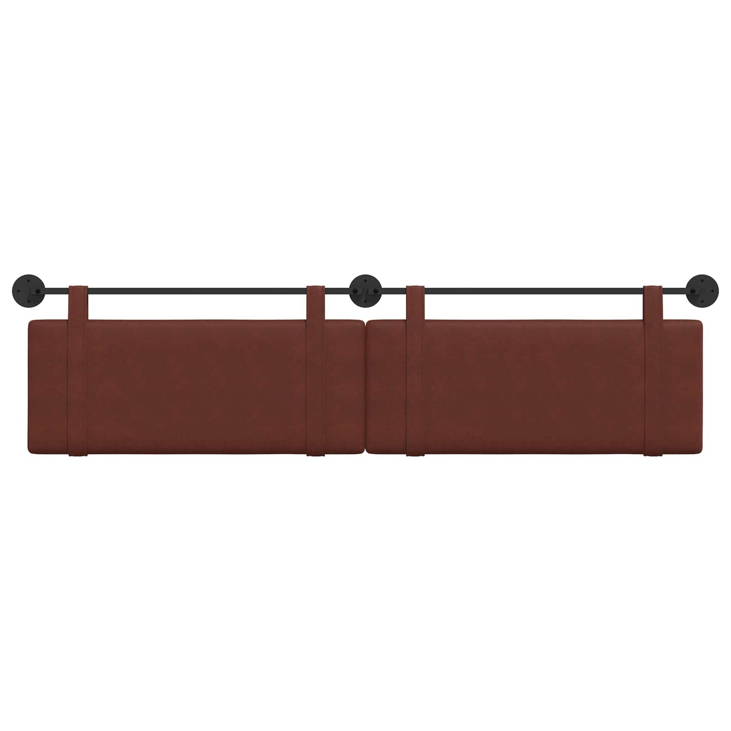 Hangend hoofdbord Glanzend Bruin Antiek PU is nu te koop bij PeponiXL, paradijselijk wonen!