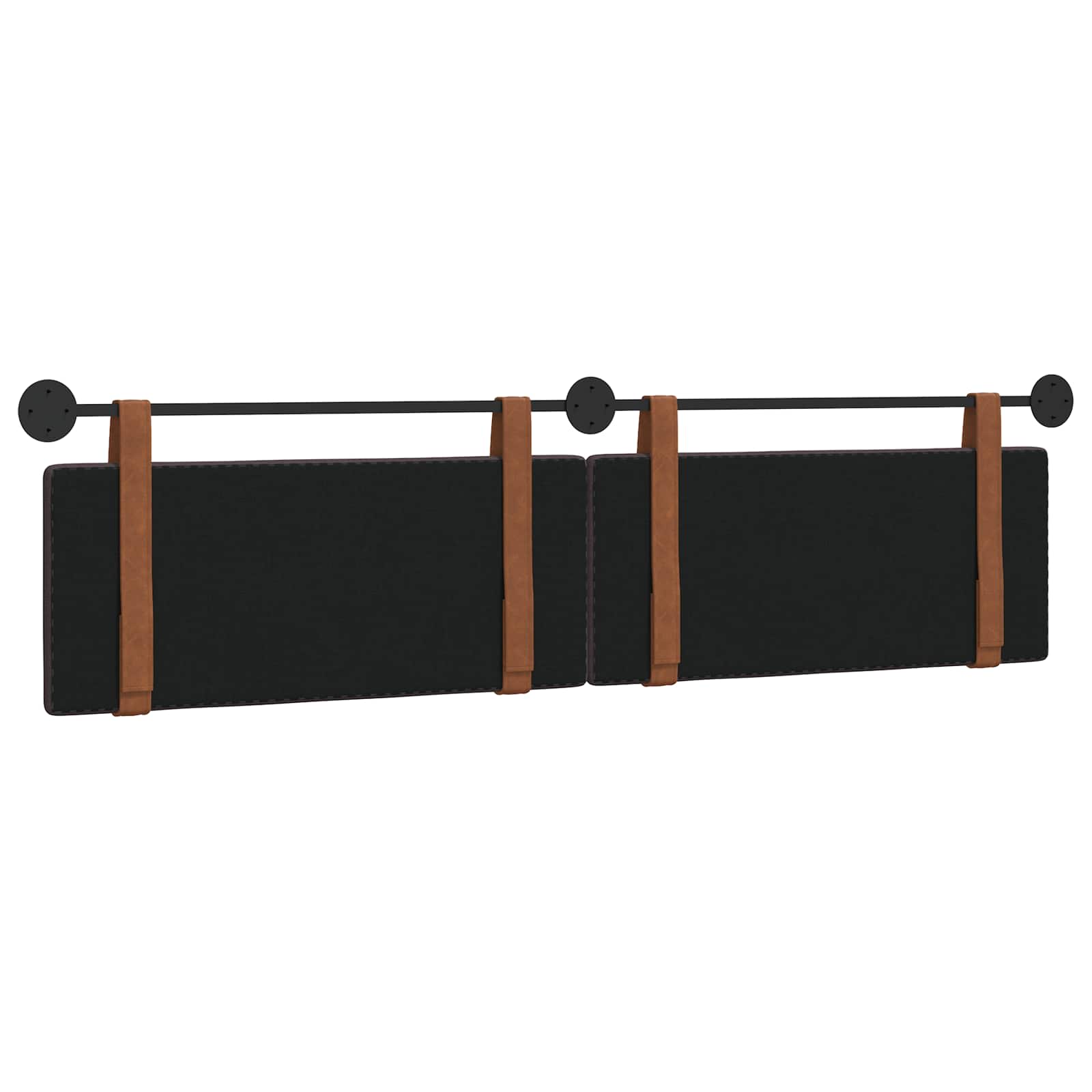Hangend hoofdbord Donkerbruin Antiek PU is nu te koop bij PeponiXL, paradijselijk wonen!
