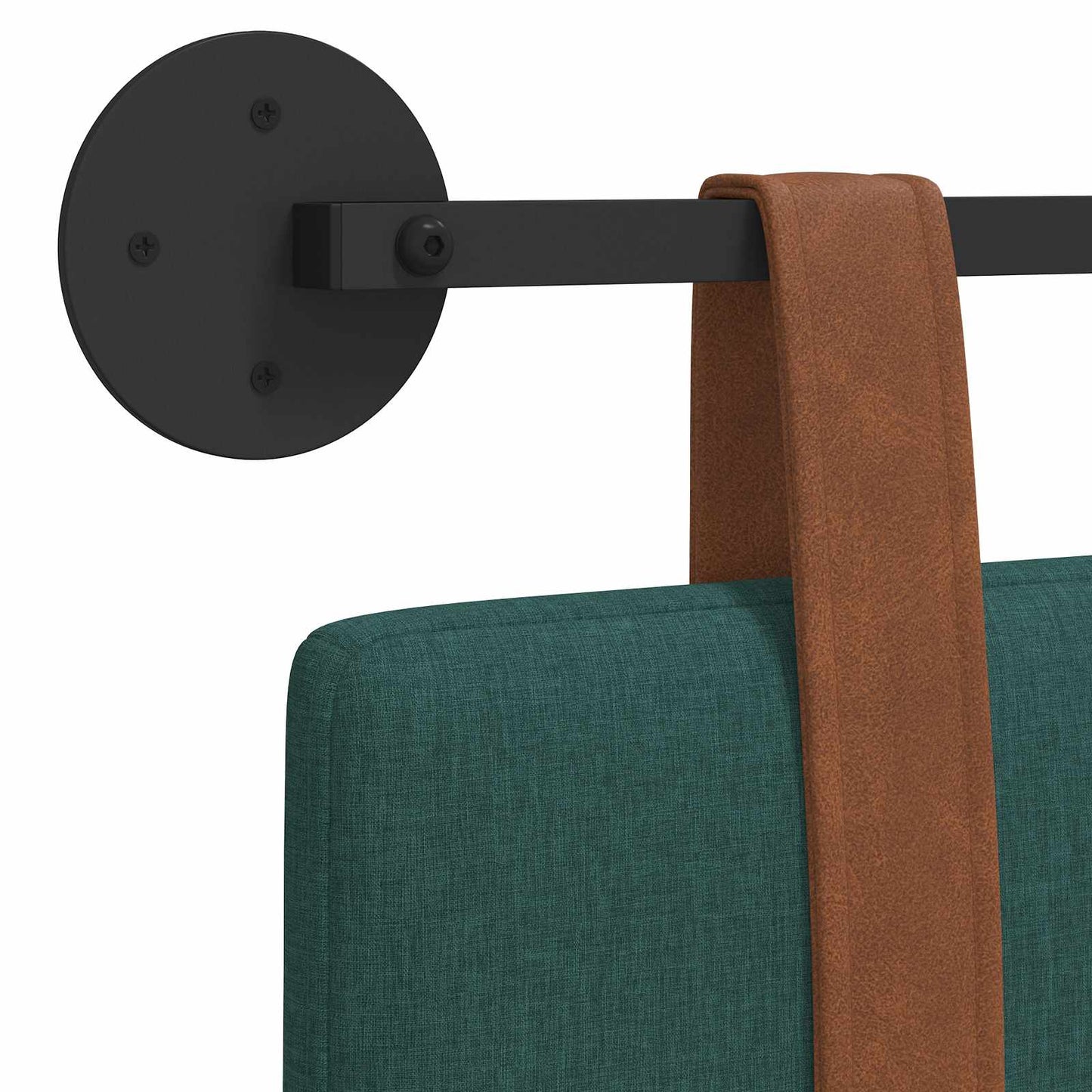 Hangend hoofdbord Donkergroen Antiek PU is nu te koop bij PeponiXL, paradijselijk wonen!