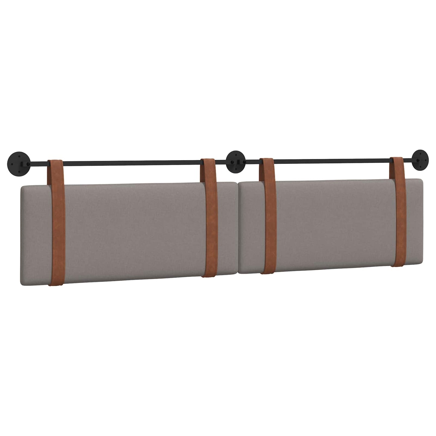 Hangend hoofdbord Taupe Antiek PU is nu te koop bij PeponiXL, paradijselijk wonen!