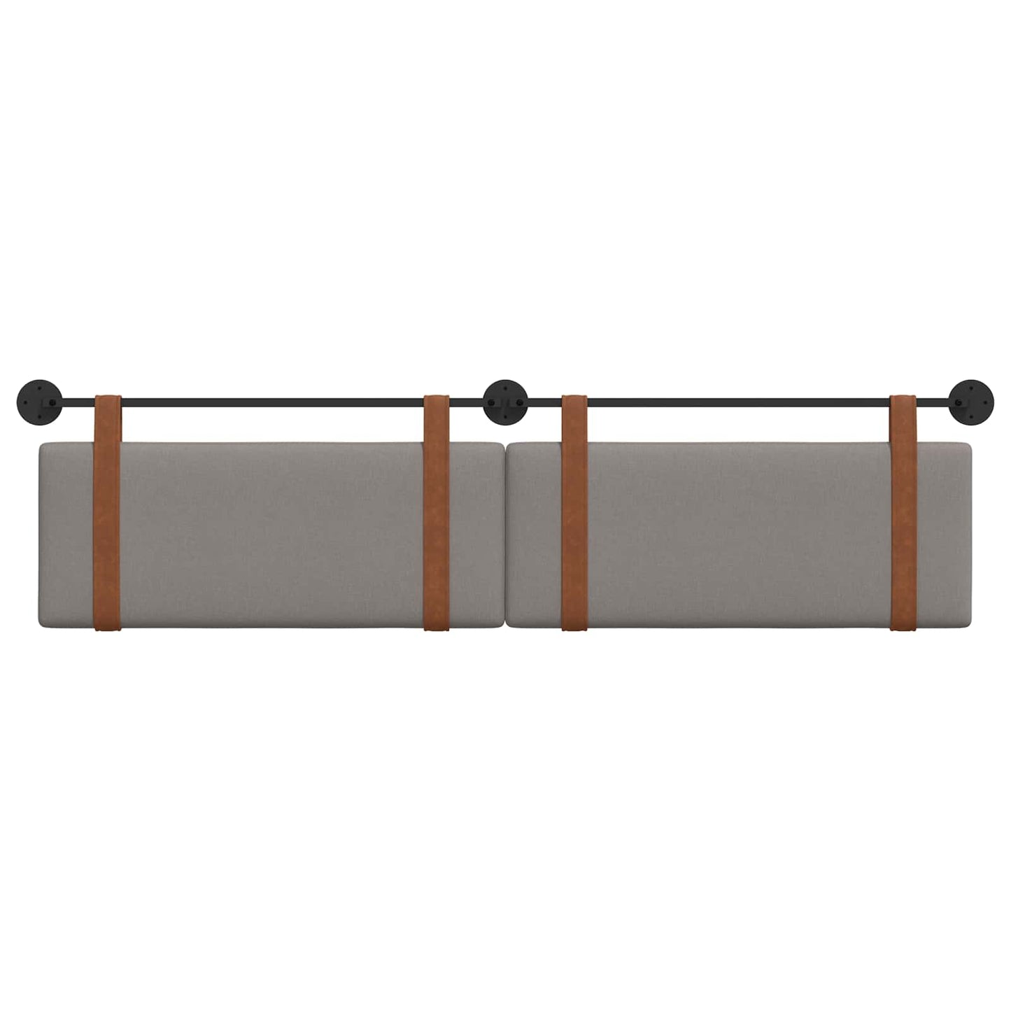 Hangend hoofdbord Taupe Antiek PU is nu te koop bij PeponiXL, paradijselijk wonen!