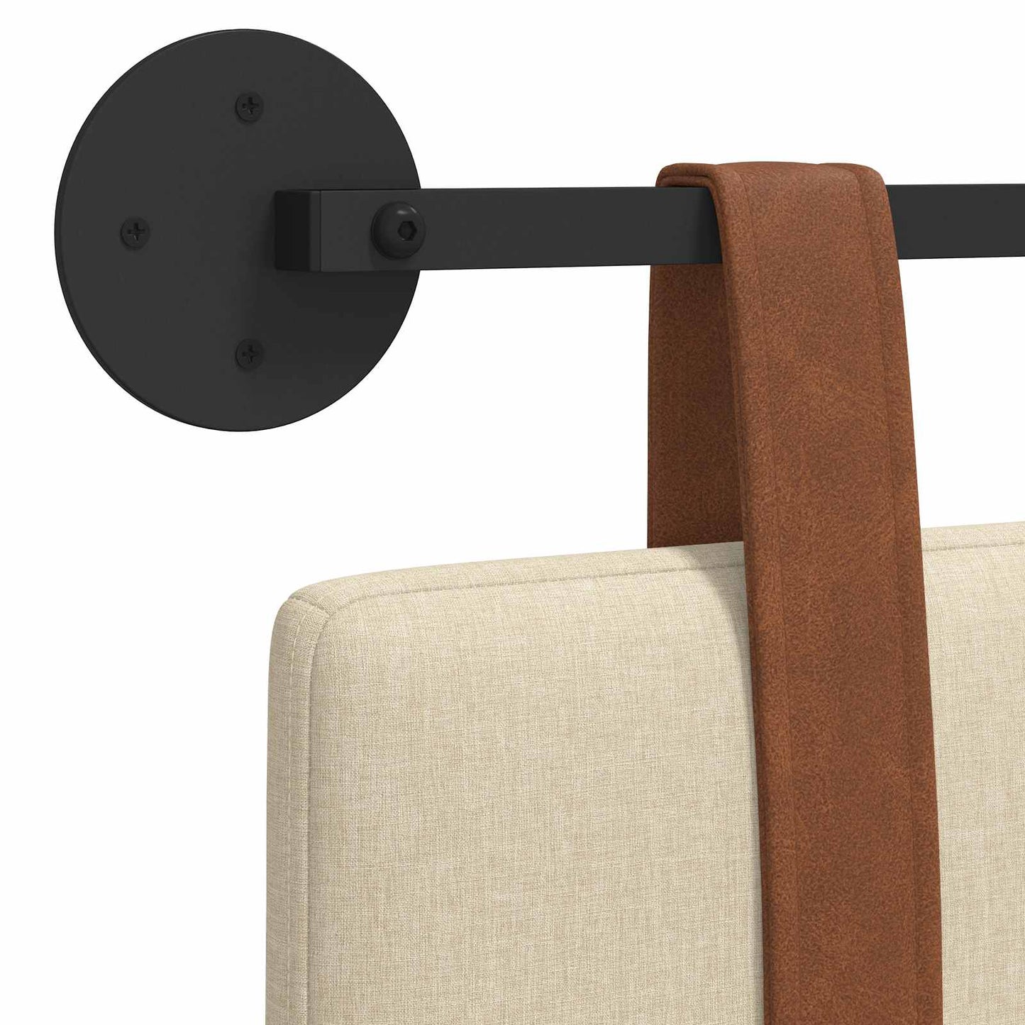 Hangend hoofdbord Crème Antiek PU is nu te koop bij PeponiXL, paradijselijk wonen!