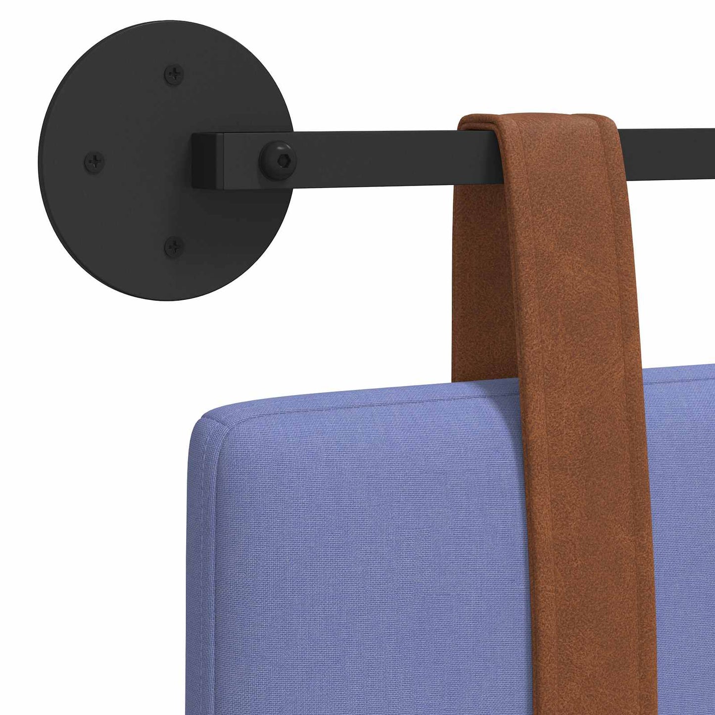 Hangend hoofdbord Jeans Blauw Antiek PU is nu te koop bij PeponiXL, paradijselijk wonen!