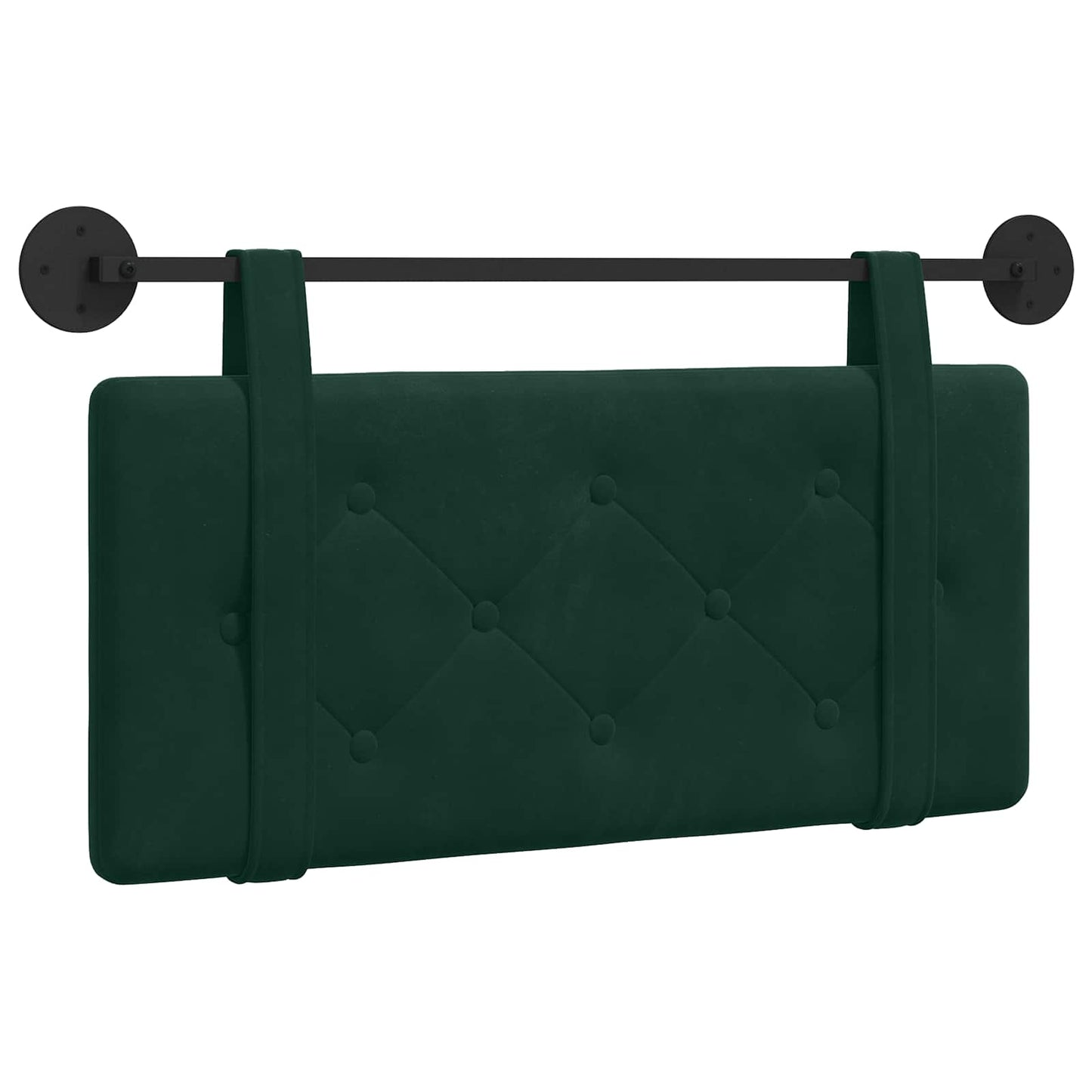 Hangend hoofdbord Donkergroen Fluweel is nu te koop bij PeponiXL, paradijselijk wonen!