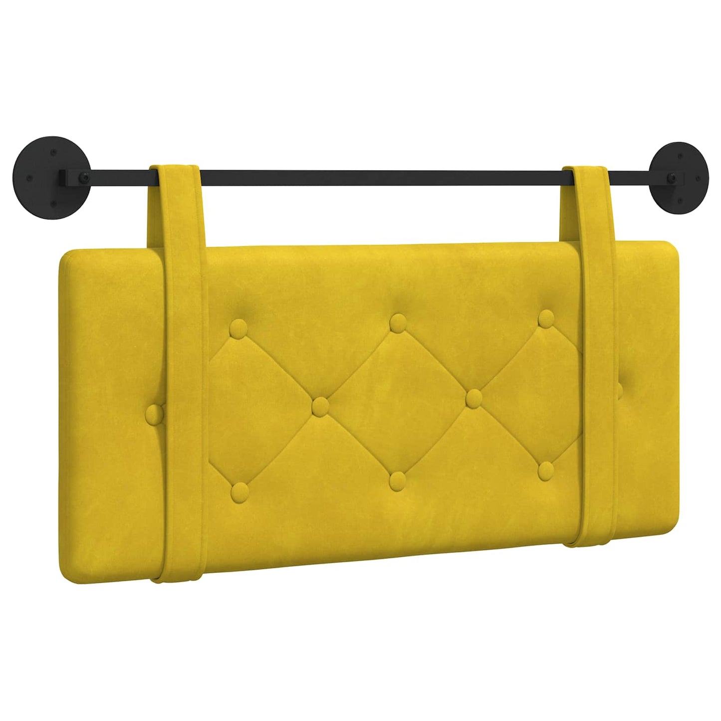 Hangend hoofdbord Geel Fluweel is nu te koop bij PeponiXL, paradijselijk wonen!