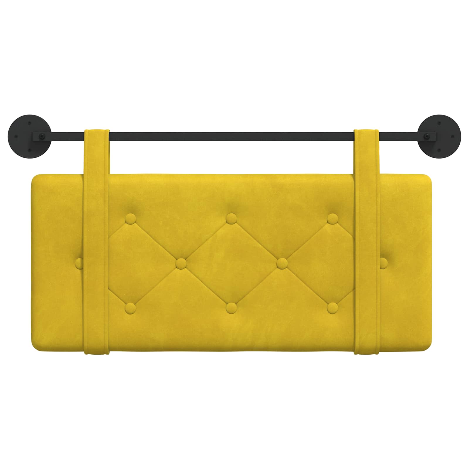 Hangend hoofdbord Geel Fluweel is nu te koop bij PeponiXL, paradijselijk wonen!