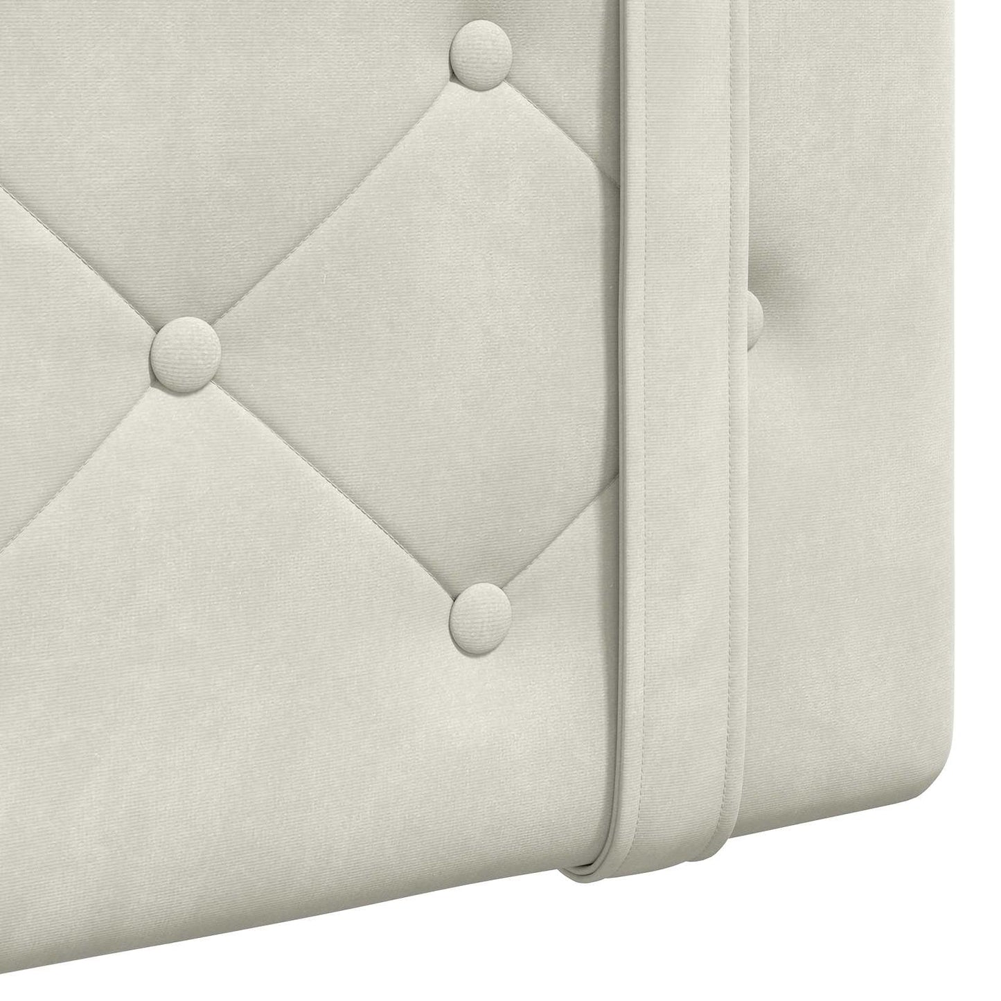Hangend hoofdbord Crème Fluweel is nu te koop bij PeponiXL, paradijselijk wonen!