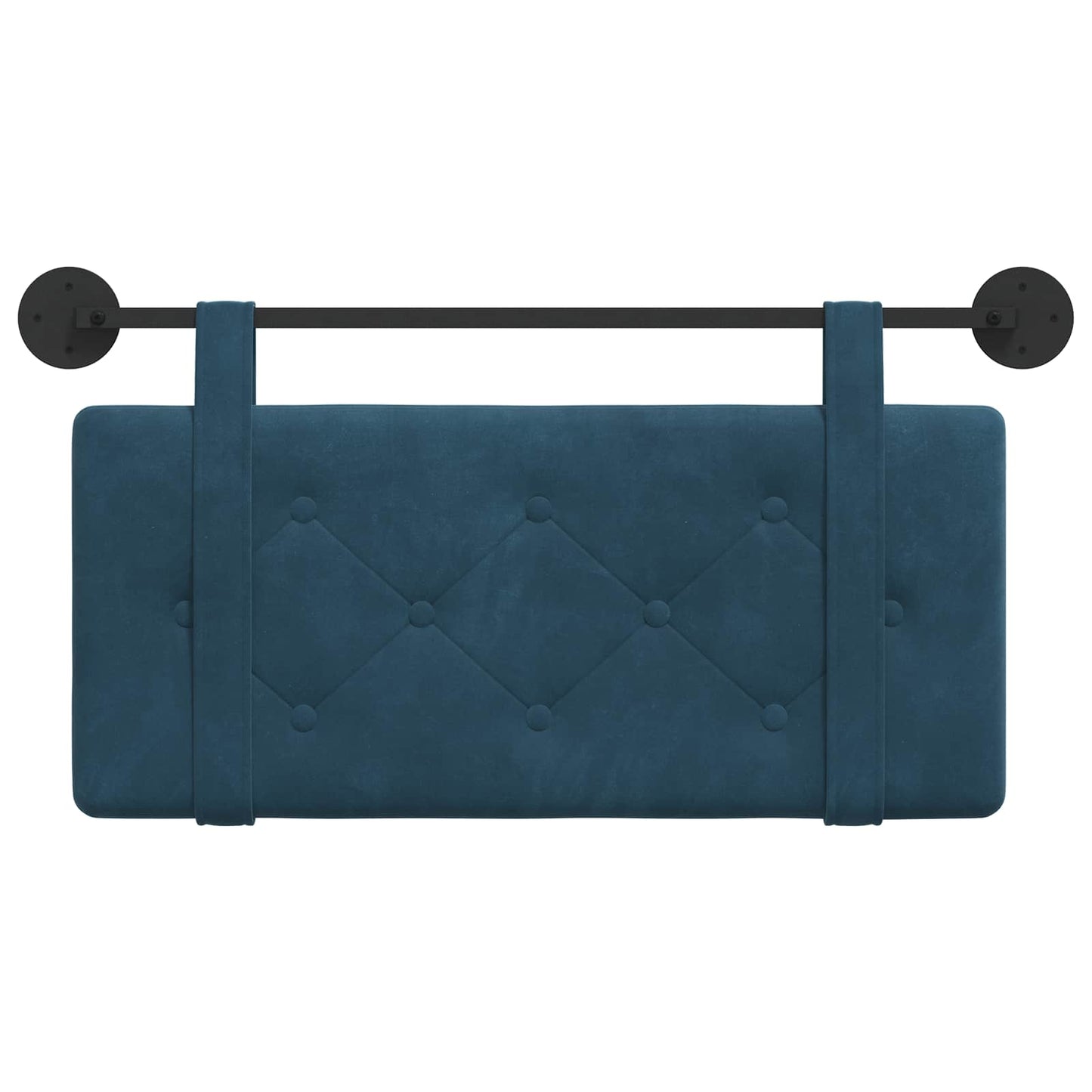 Hangend hoofdbord Blauw Fluweel is nu te koop bij PeponiXL, paradijselijk wonen!