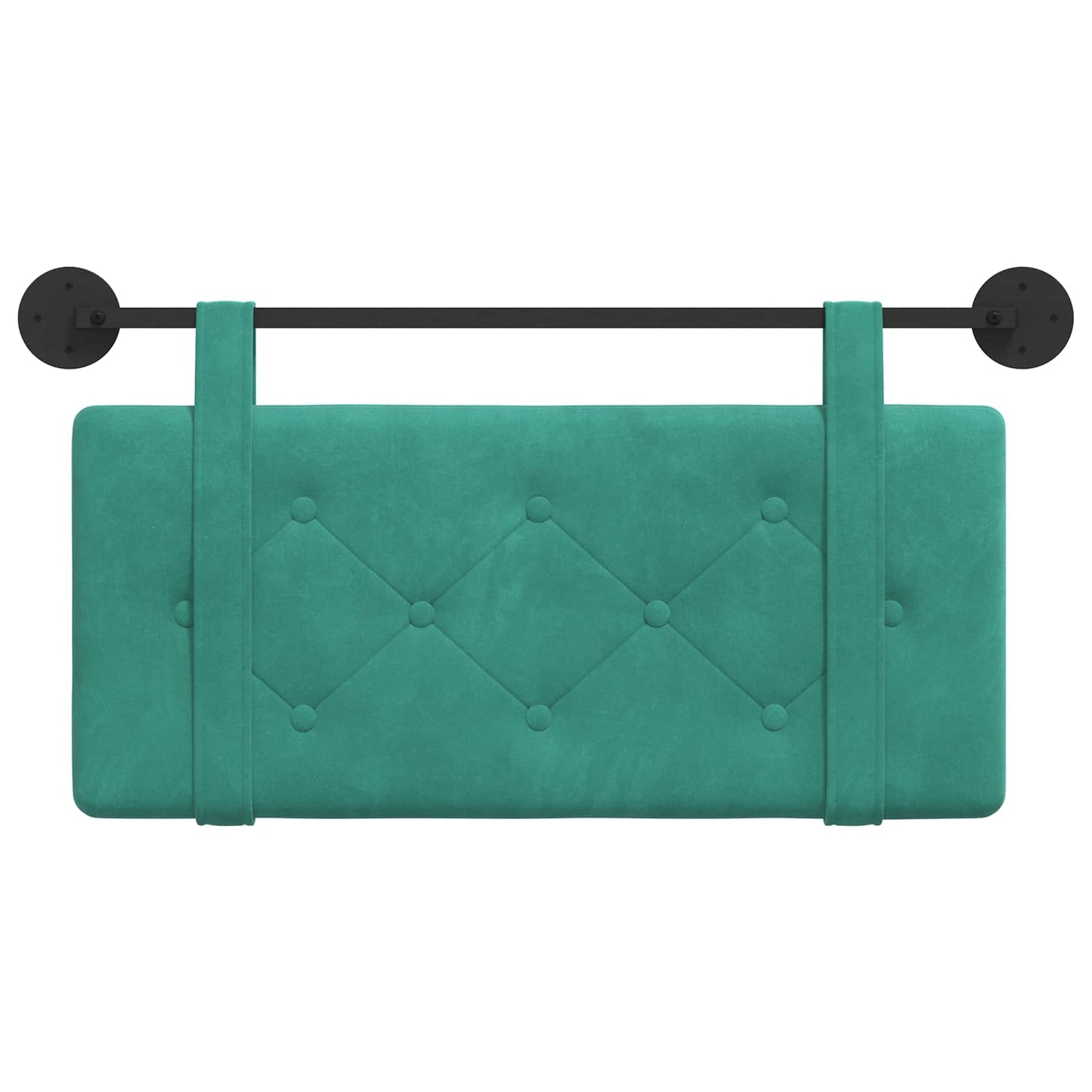 Hangend hoofdbord Turquoise Fluweel is nu te koop bij PeponiXL, paradijselijk wonen!