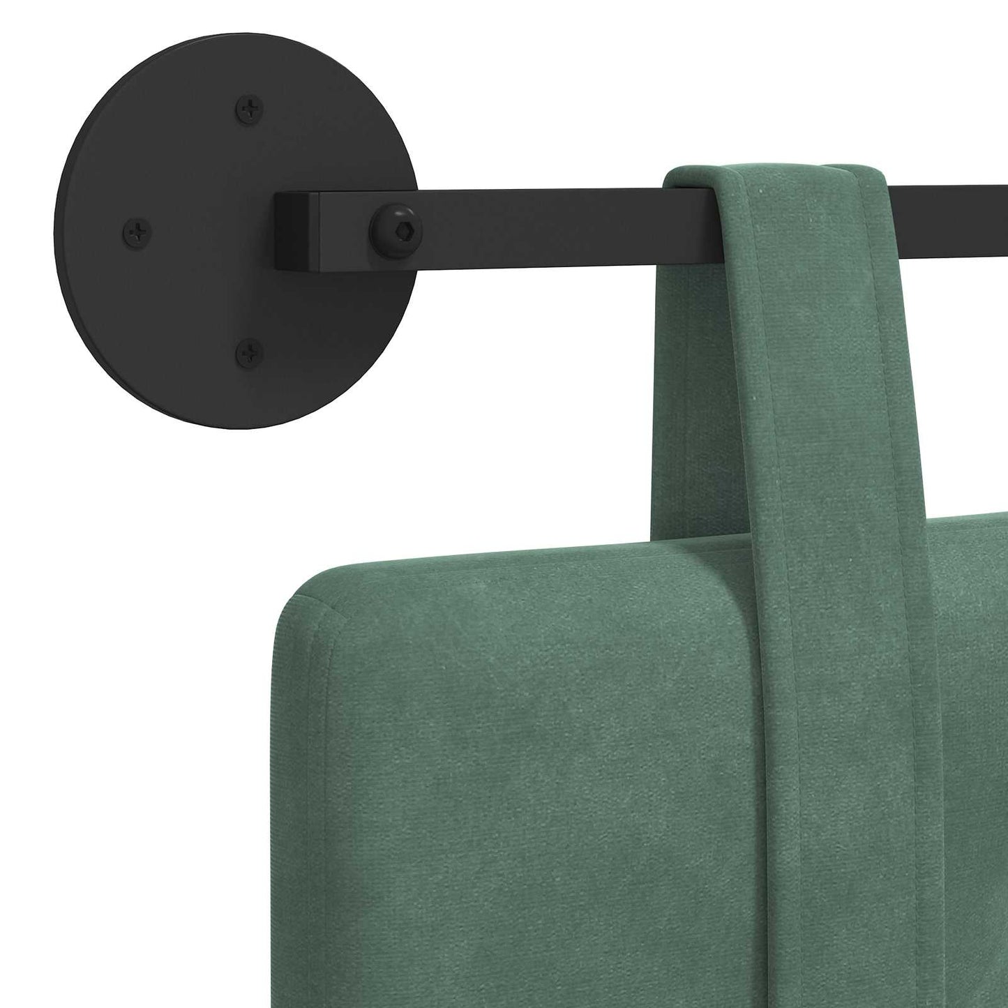 Hangend hoofdbord Zeegroen Fluweel is nu te koop bij PeponiXL, paradijselijk wonen!