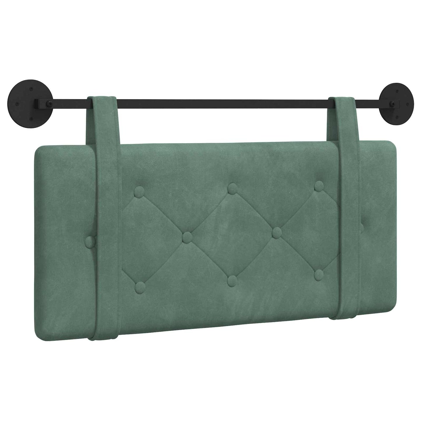 Hangend hoofdbord Zeegroen Fluweel is nu te koop bij PeponiXL, paradijselijk wonen!