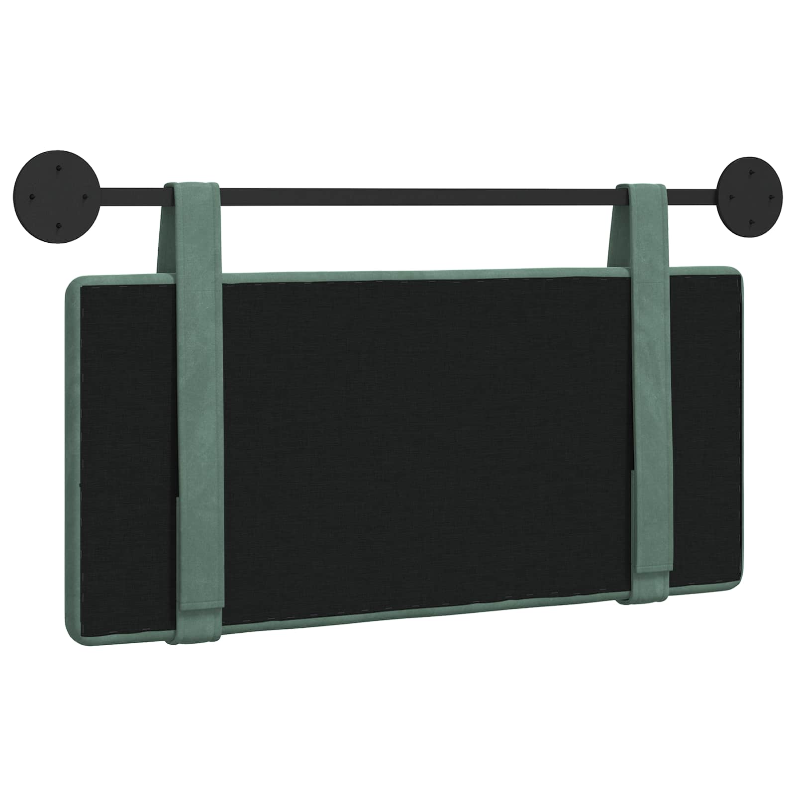 Hangend hoofdbord Zeegroen Fluweel is nu te koop bij PeponiXL, paradijselijk wonen!