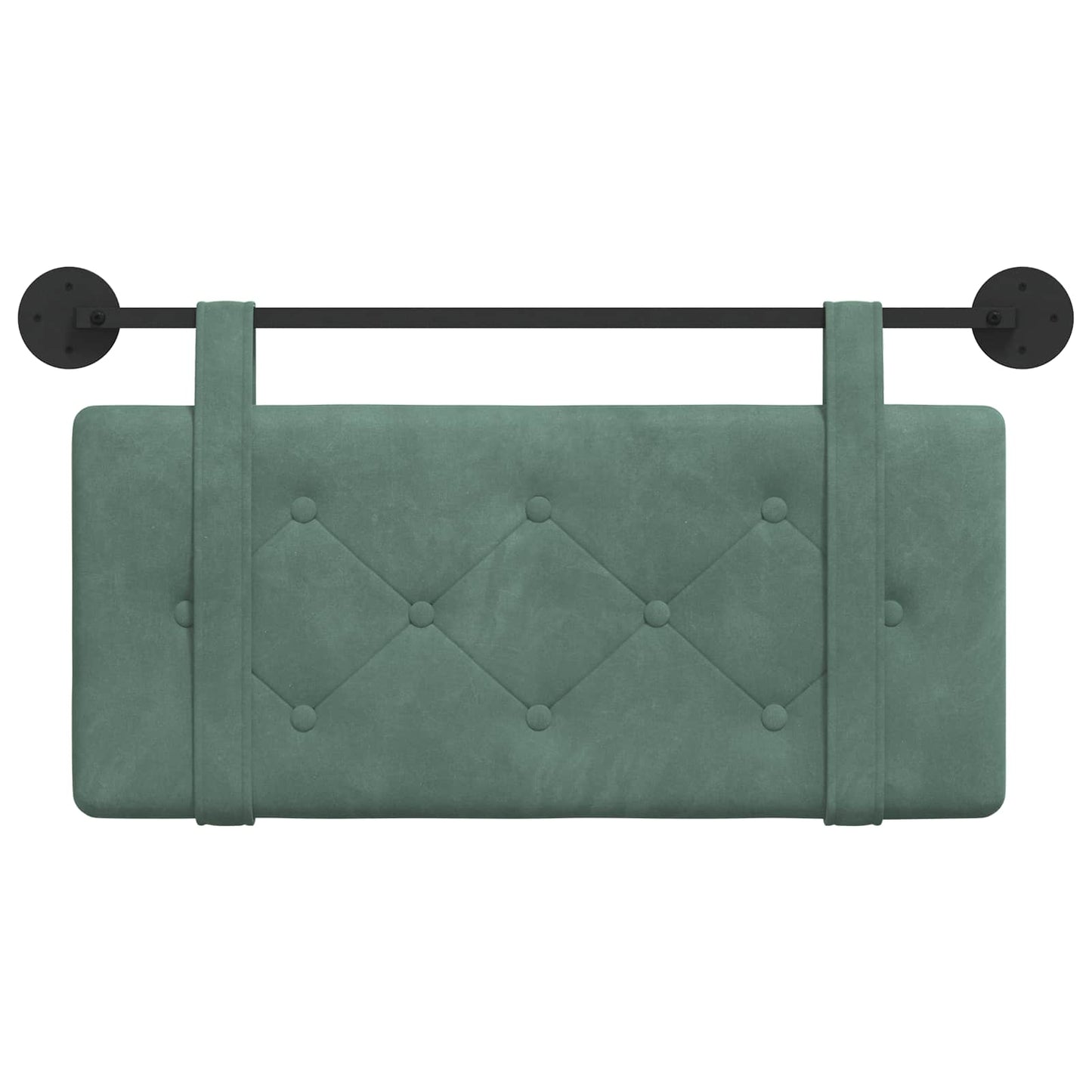 Hangend hoofdbord Zeegroen Fluweel is nu te koop bij PeponiXL, paradijselijk wonen!