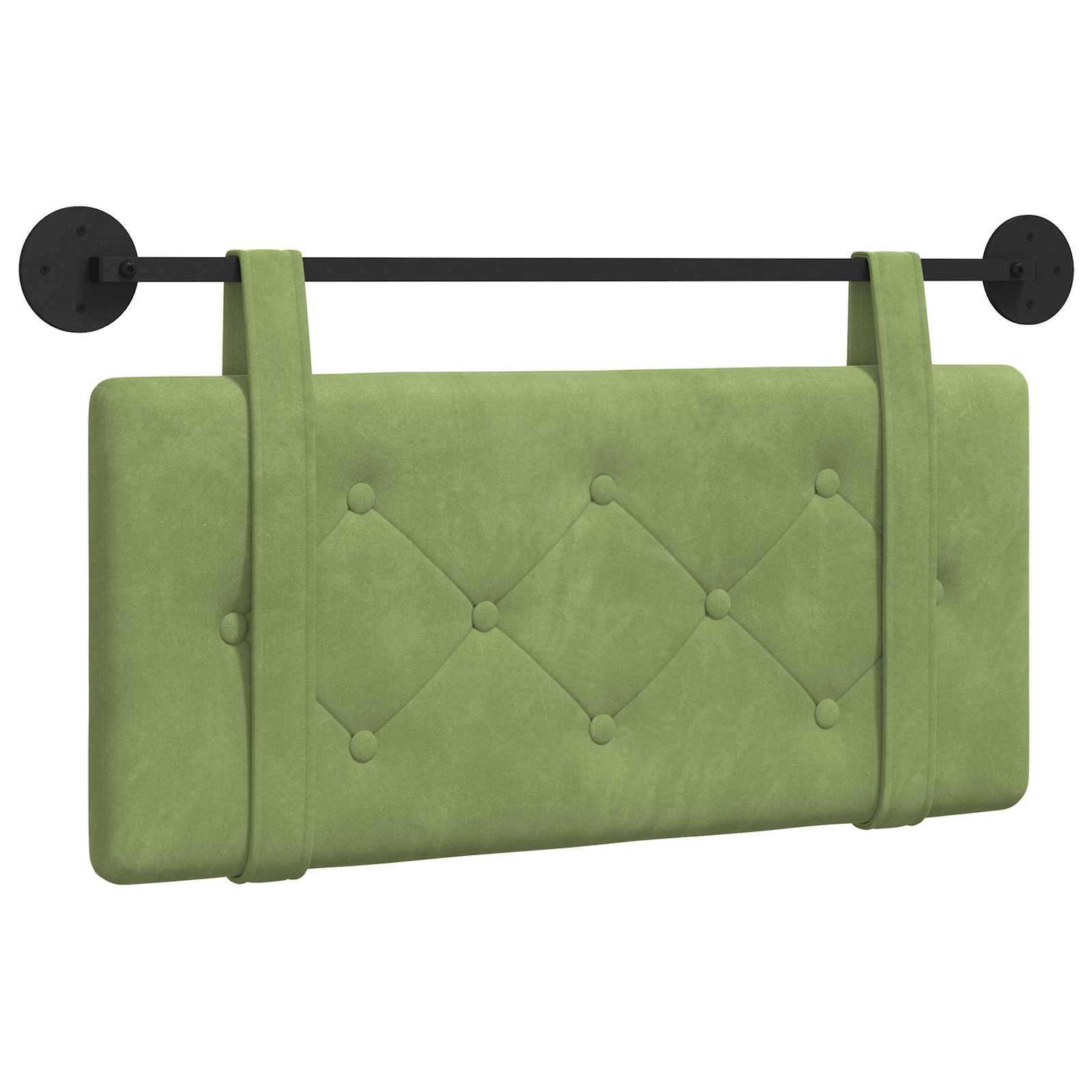 Hangend hoofdbord Lichtgroen Fluweel is nu te koop bij PeponiXL, paradijselijk wonen!