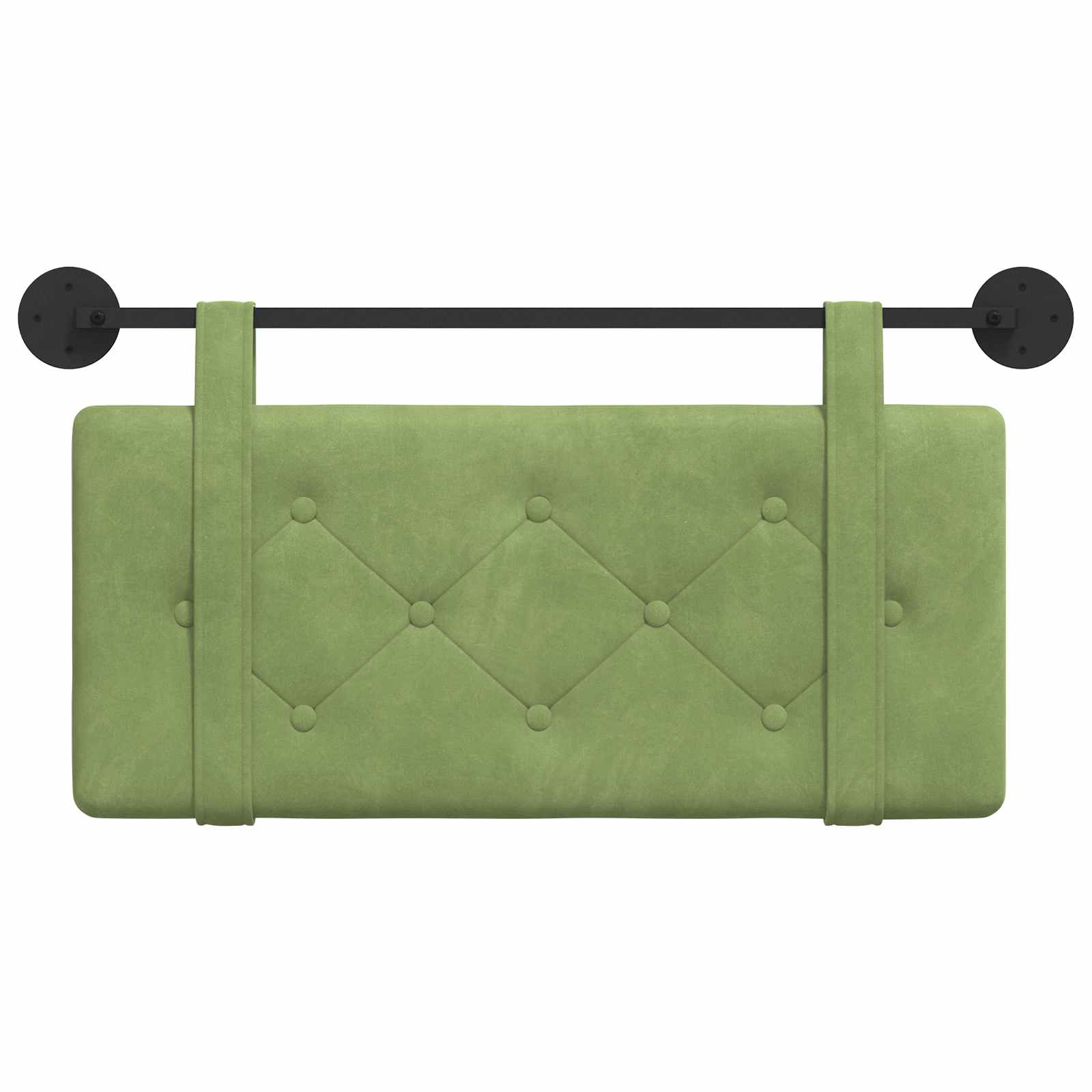 Hangend hoofdbord Lichtgroen Fluweel is nu te koop bij PeponiXL, paradijselijk wonen!